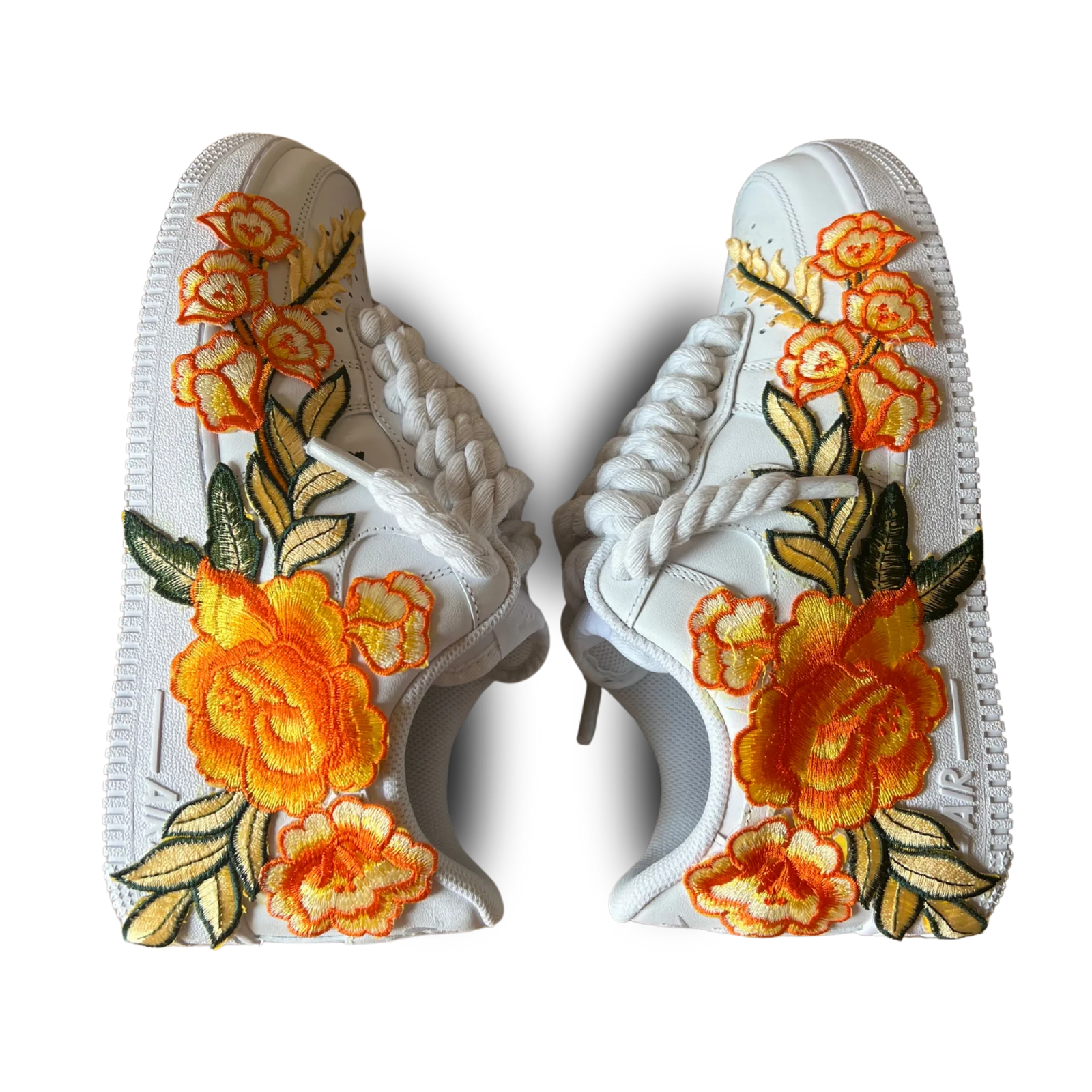Nike Air Force 1 Rope Lace Yellow Rose Rózsanézet