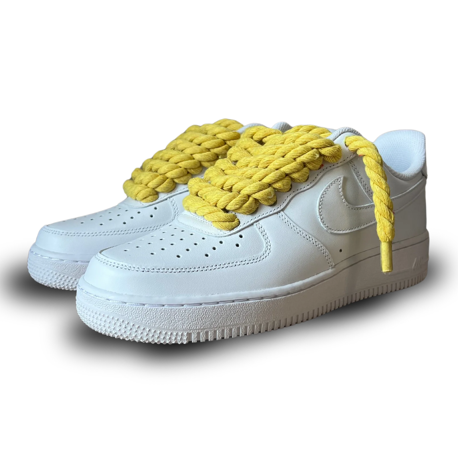 Nike Air Force 1 Rope Lace Yellow Csanadsoles