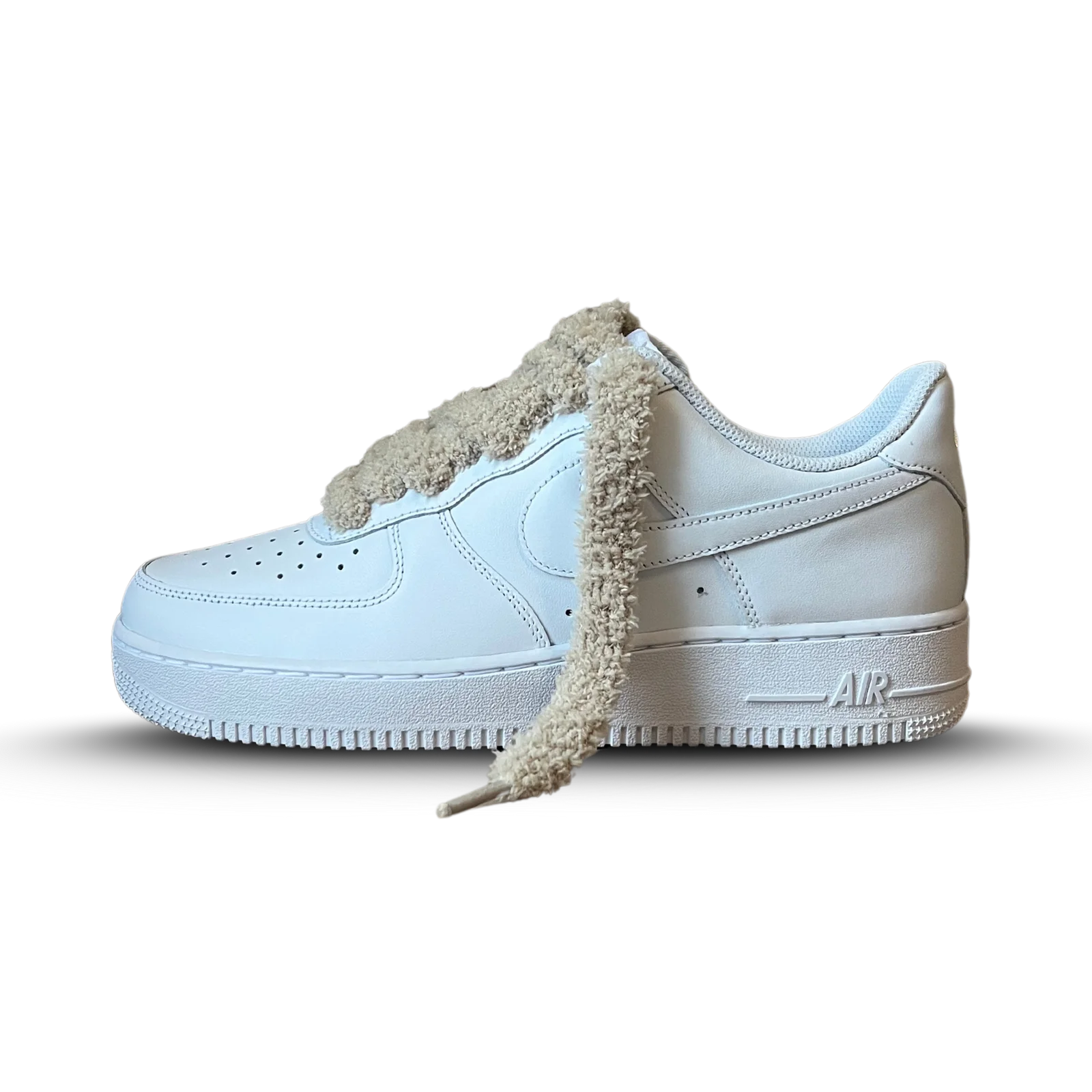 Nike Air Force 1 Fluffy Lace Coral Oldalnézet