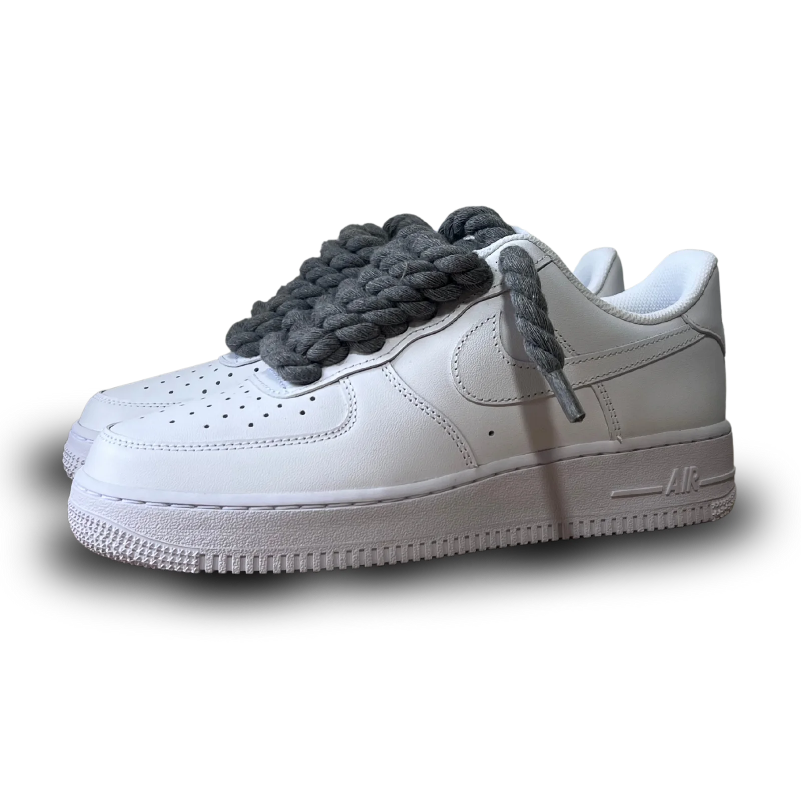 Nike Air Force 1 Rope Lace Dark Grey Csanadsoles