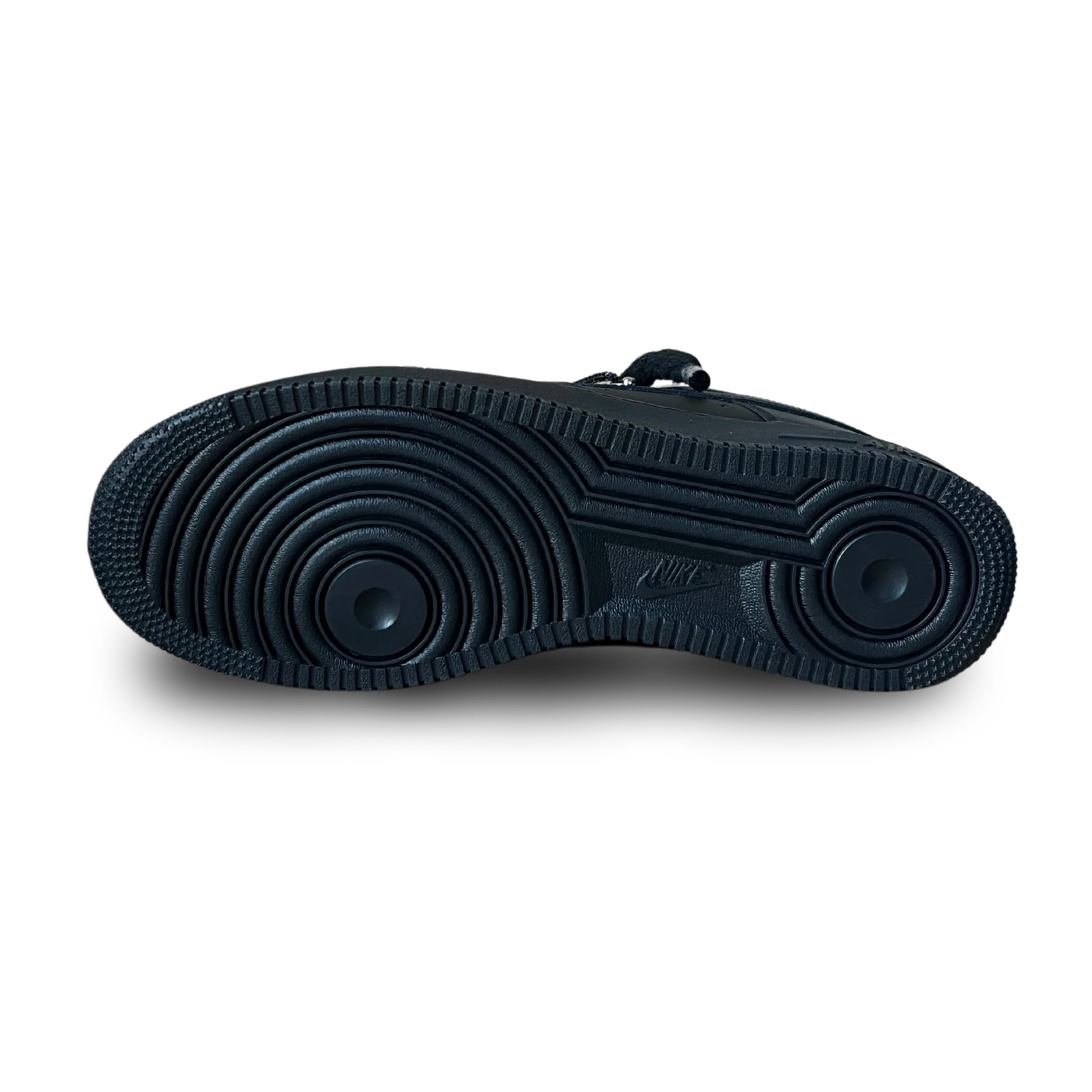 Nike Air Force 1 Black Diamond Rope Lace Black Talp