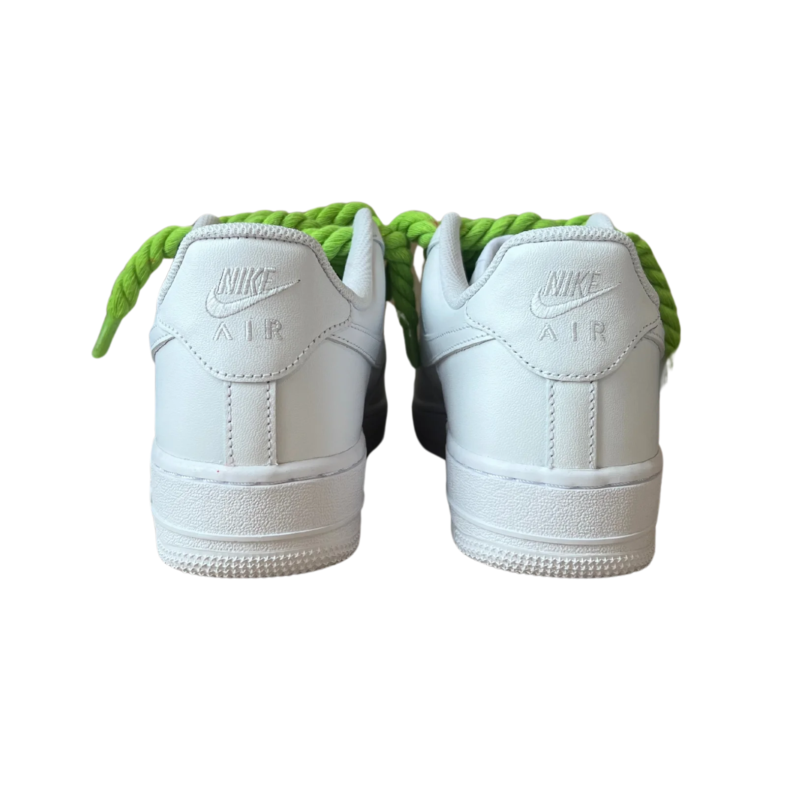 Nike Air Force 1 Rope Lace Neon Hátulnézet