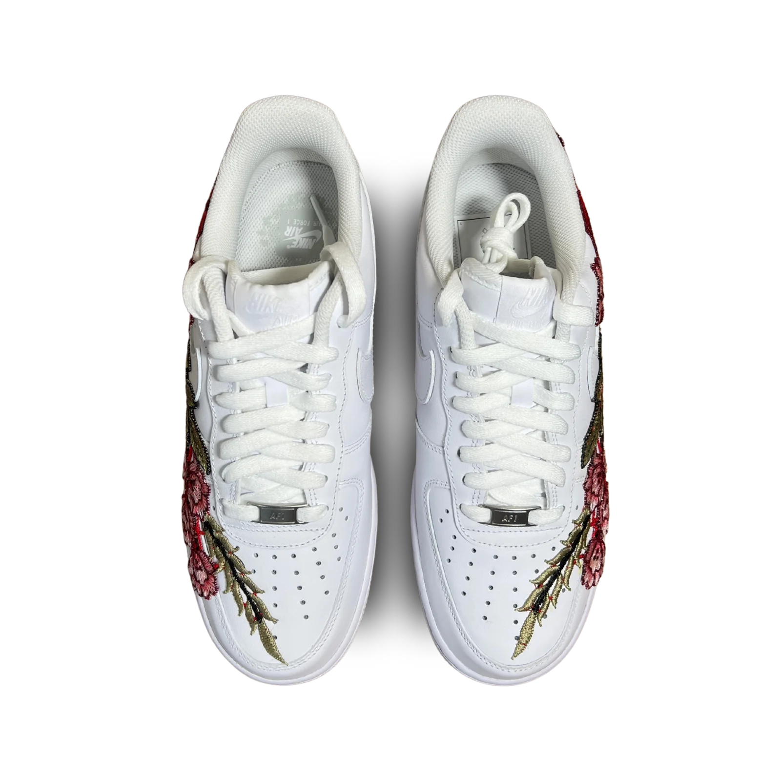 Nike Air Force 1 Rose Felülnézet
