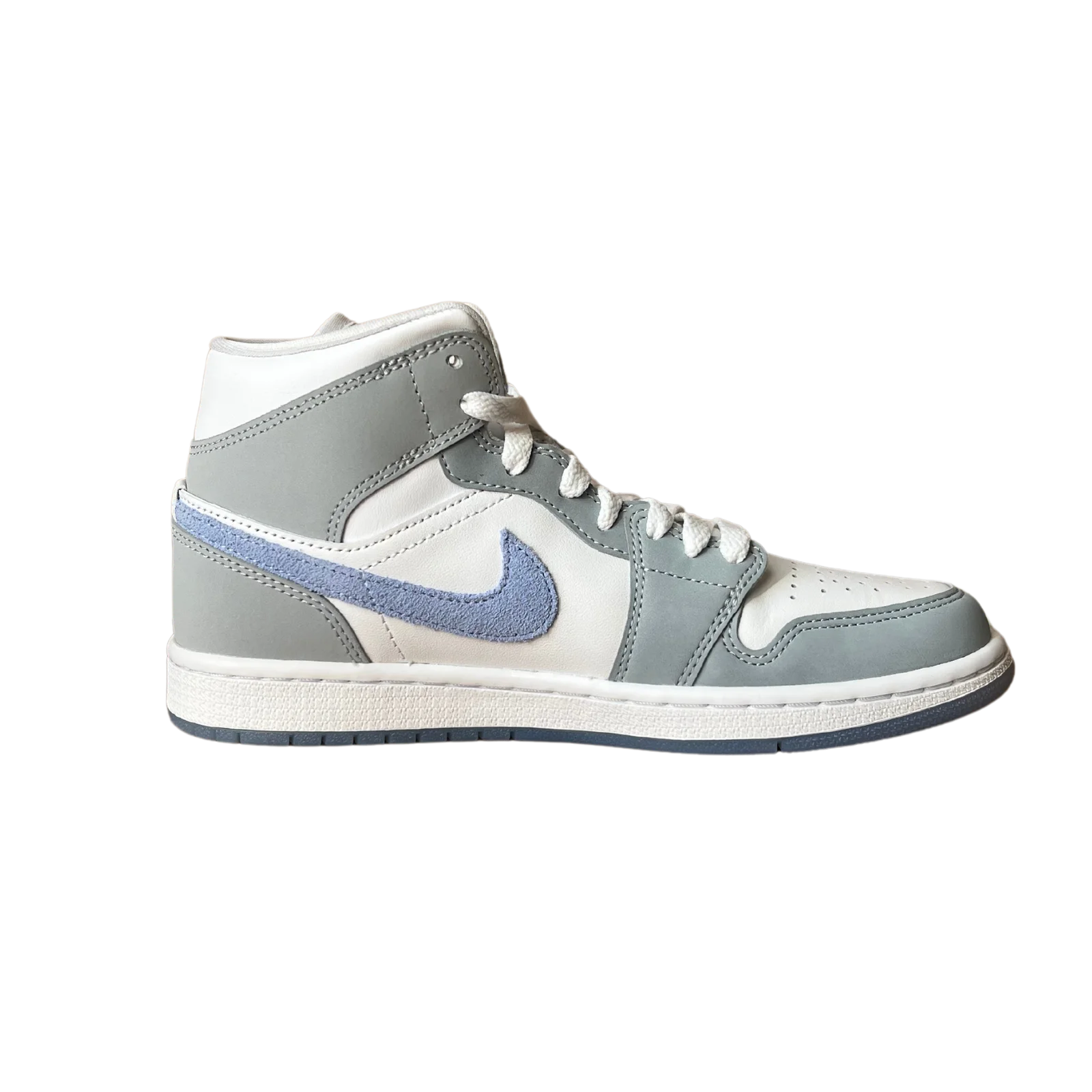 Jordan 1 Mid Wolf Grey Aluminum Belső oldalnézet