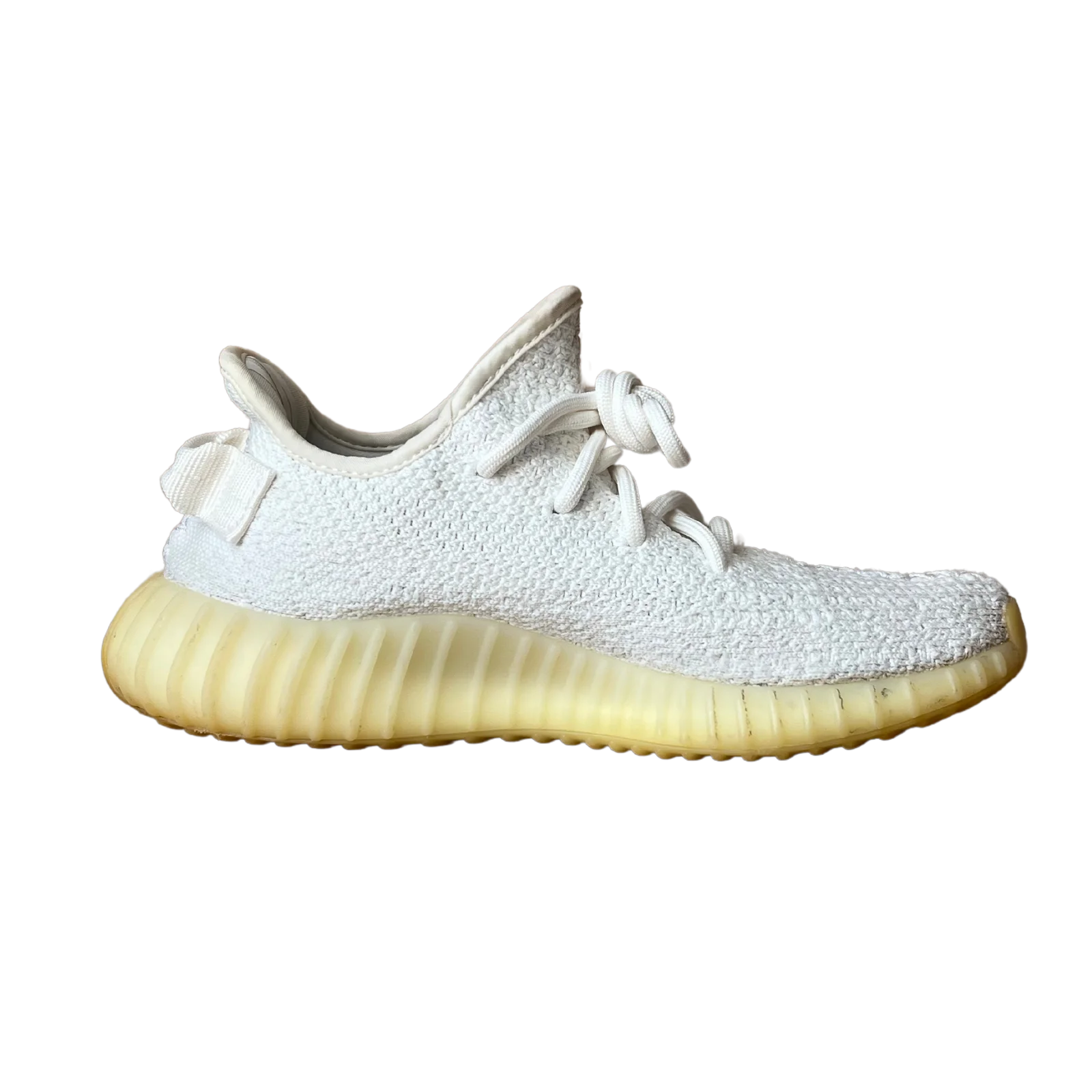 Yeezy 350 Cream White belső oldalnézet