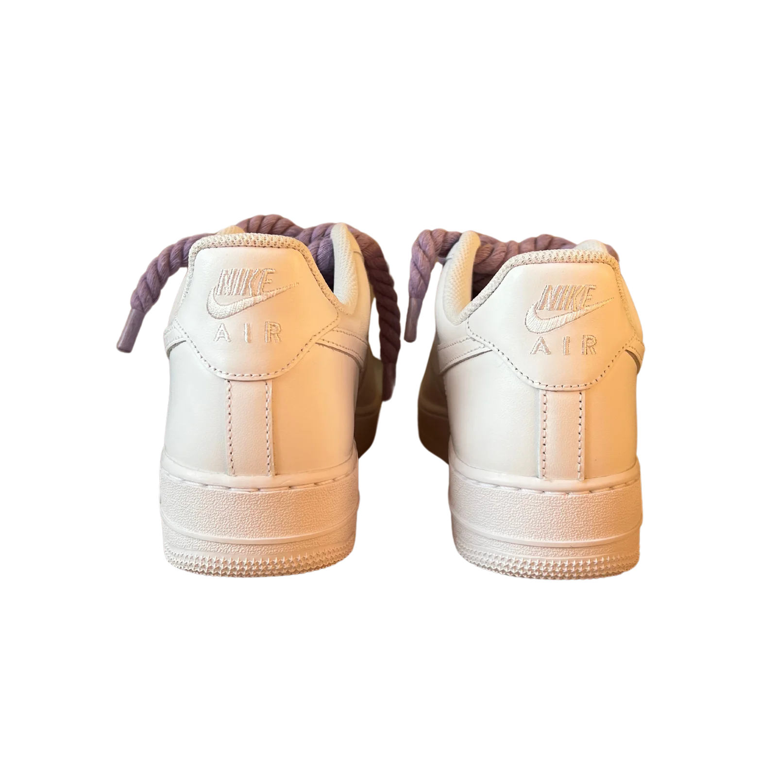 Nike Air Force 1 Rope Lace Light Purple Hátulnézet