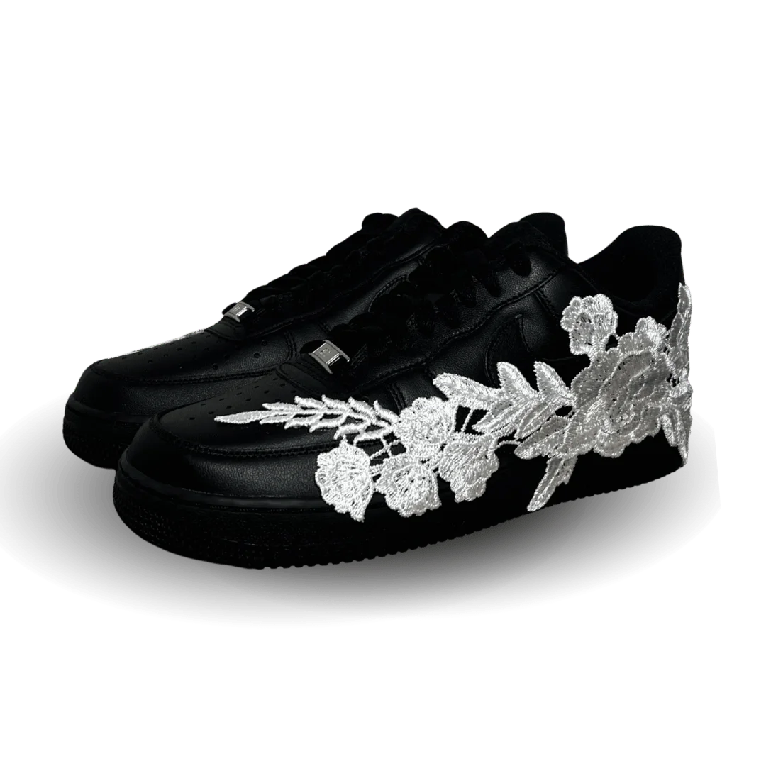 Nike Air Force 1 '07 Black White Rose Csanadsoles