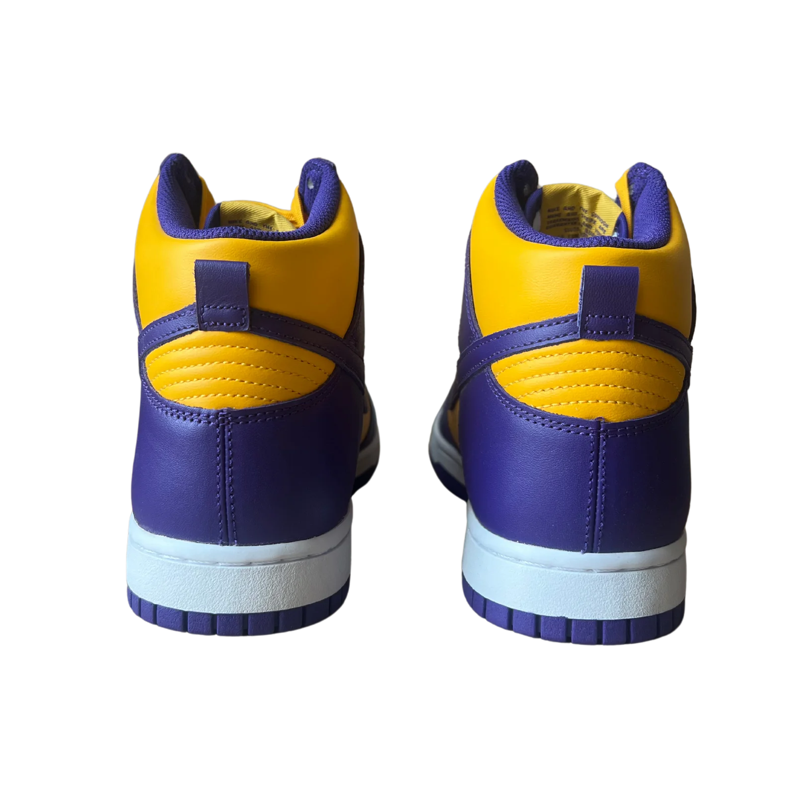 Nike Dunk High Lakers hátulnézet