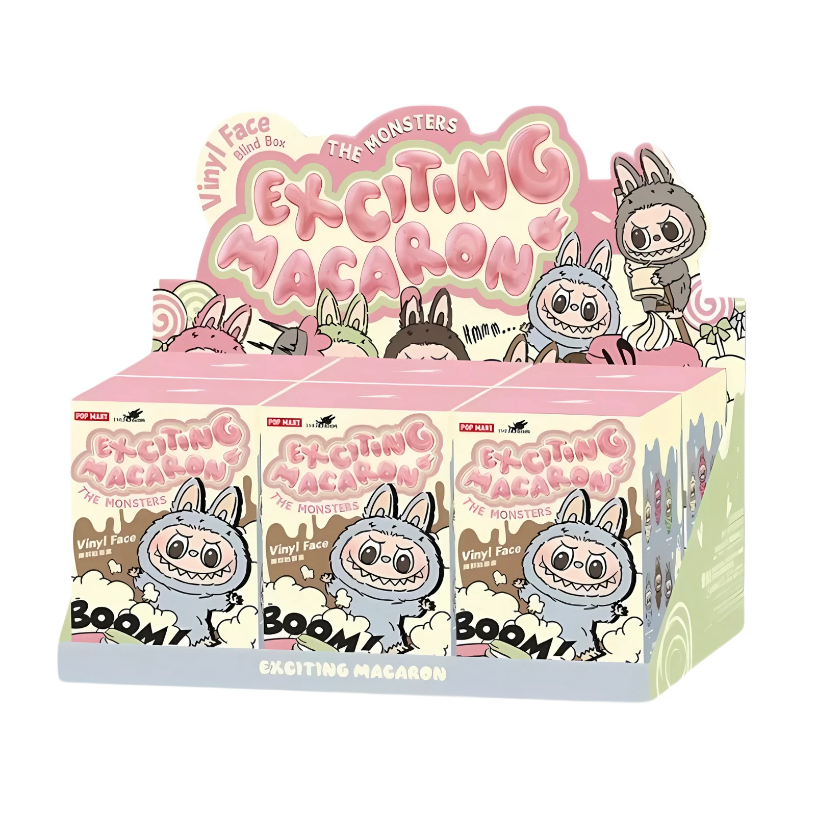 Pop Mart Labubu The Monsters Tasty Macarons Vinyl Face