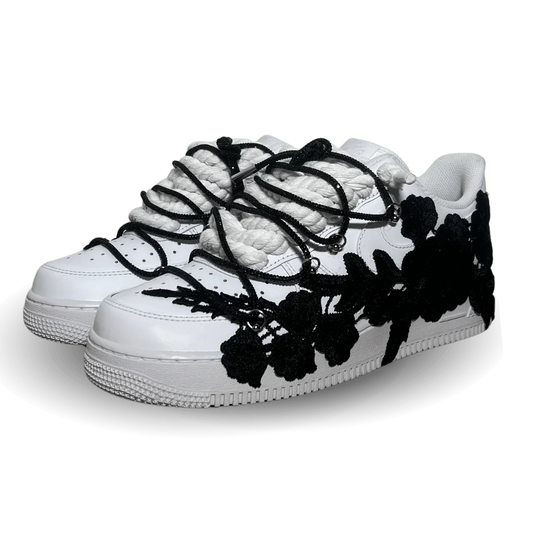 Nike Air Force 1 Rose White Black Diamond Csanadsoles