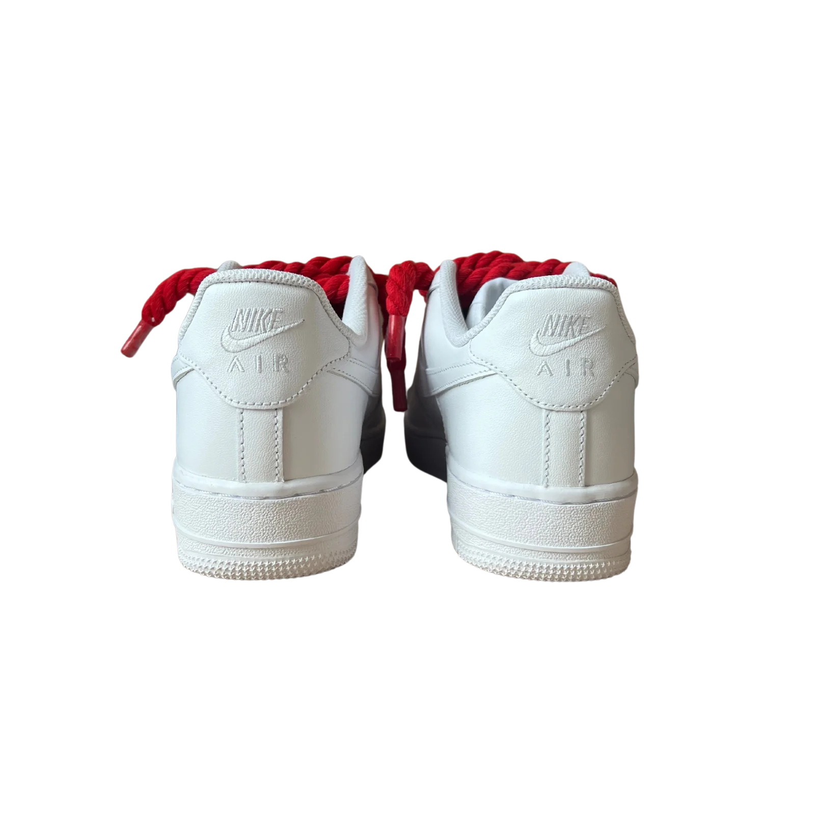 Nike Air Force 1 Rope Lace Red Hátulnézet