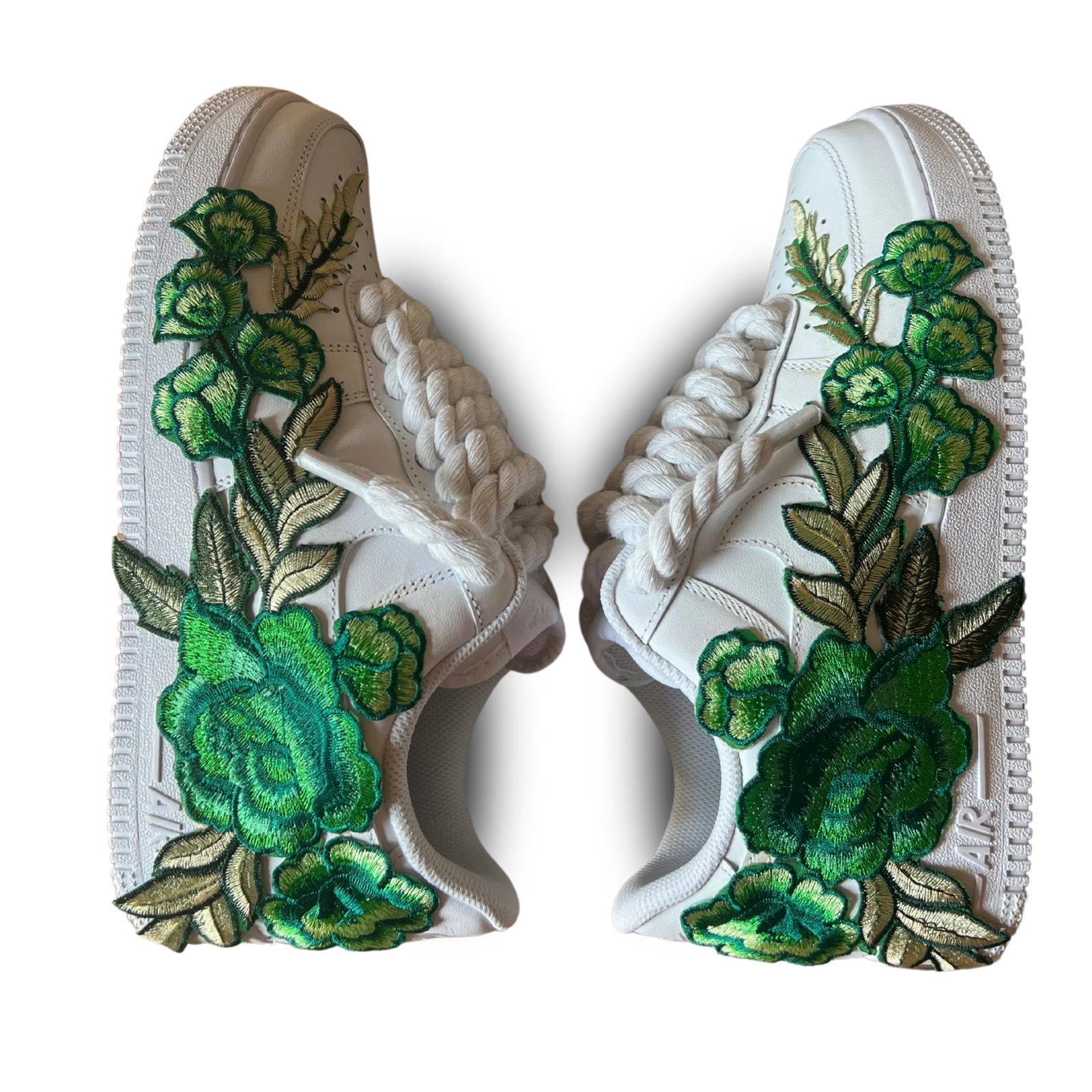 Nike Air Force 1 Rope Lace Green Rose Rózsanézet