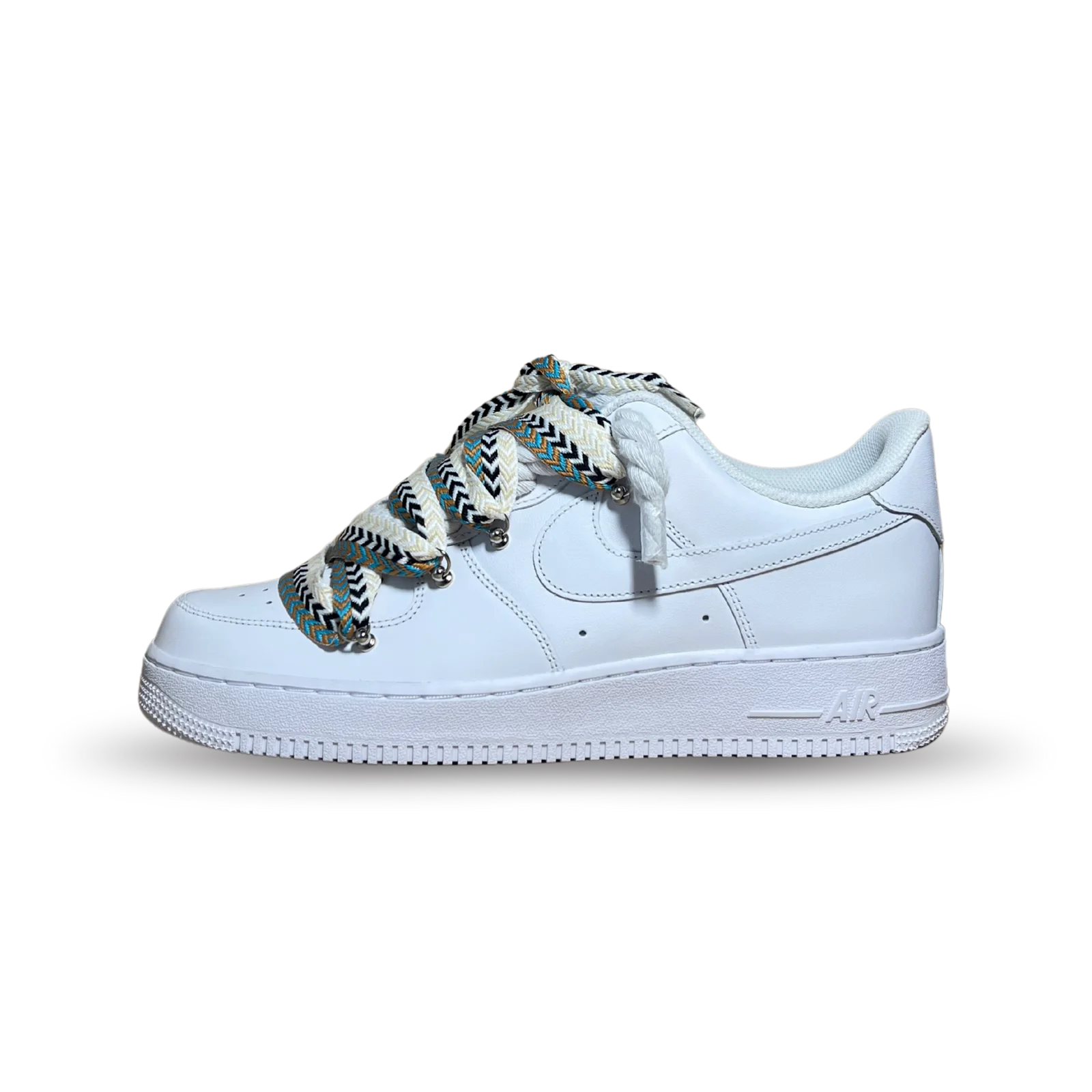 Nike Air Force 1 Lanvin Rope Lace Brown Beige Oldalnézet