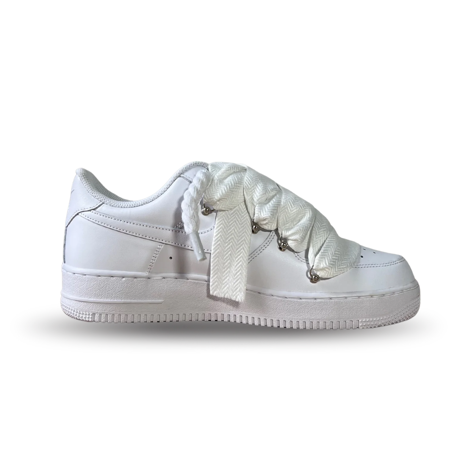 Nike Air Force 1 Lanvin Rope Lace Pure White Belső oldalnézet