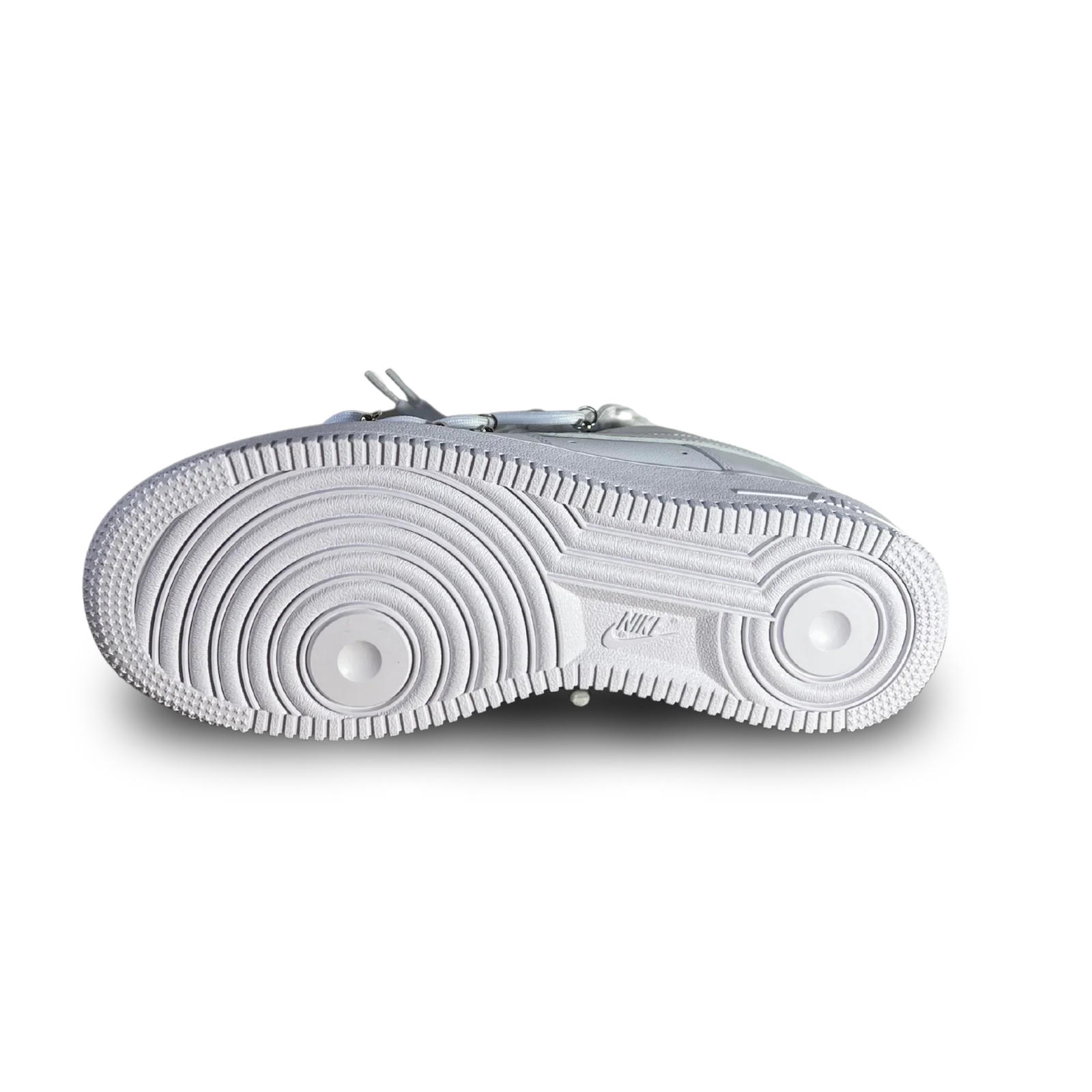 Nike Air Force 1 Laced Up Rope Lace White Talp