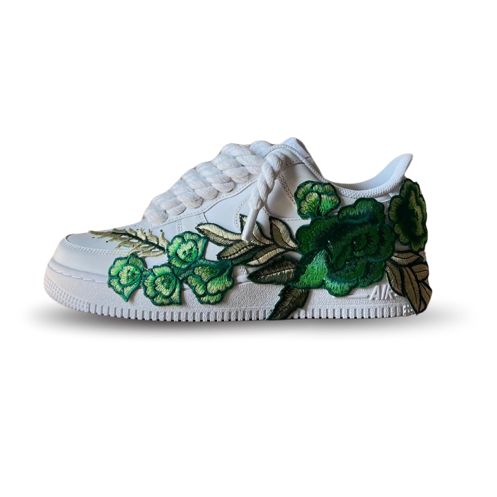 Nike Air Force 1 Rope Lace Green Rose Oldalnézet