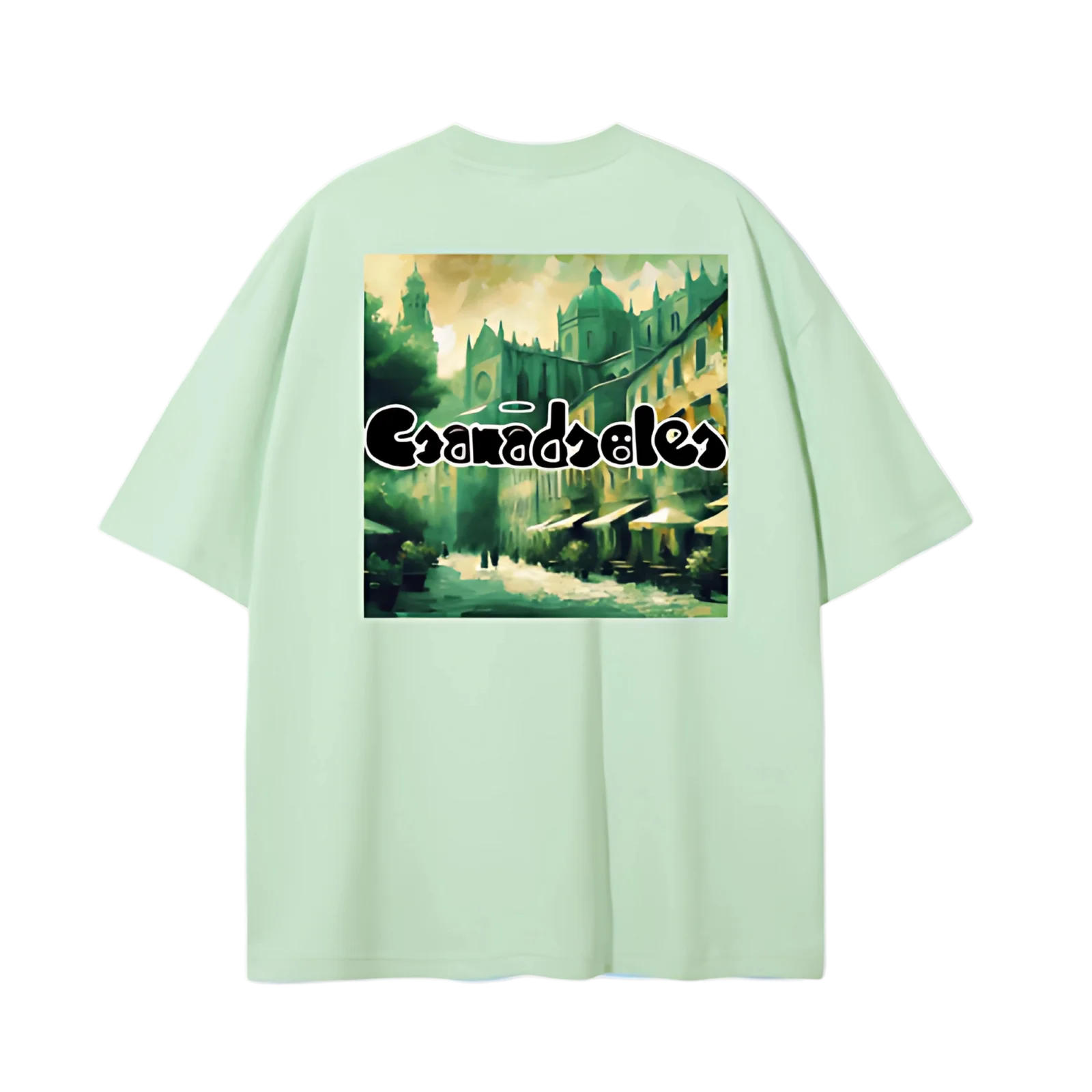 CSANADSOLES IMPRESSIONS OF THE TOWN Tee Back