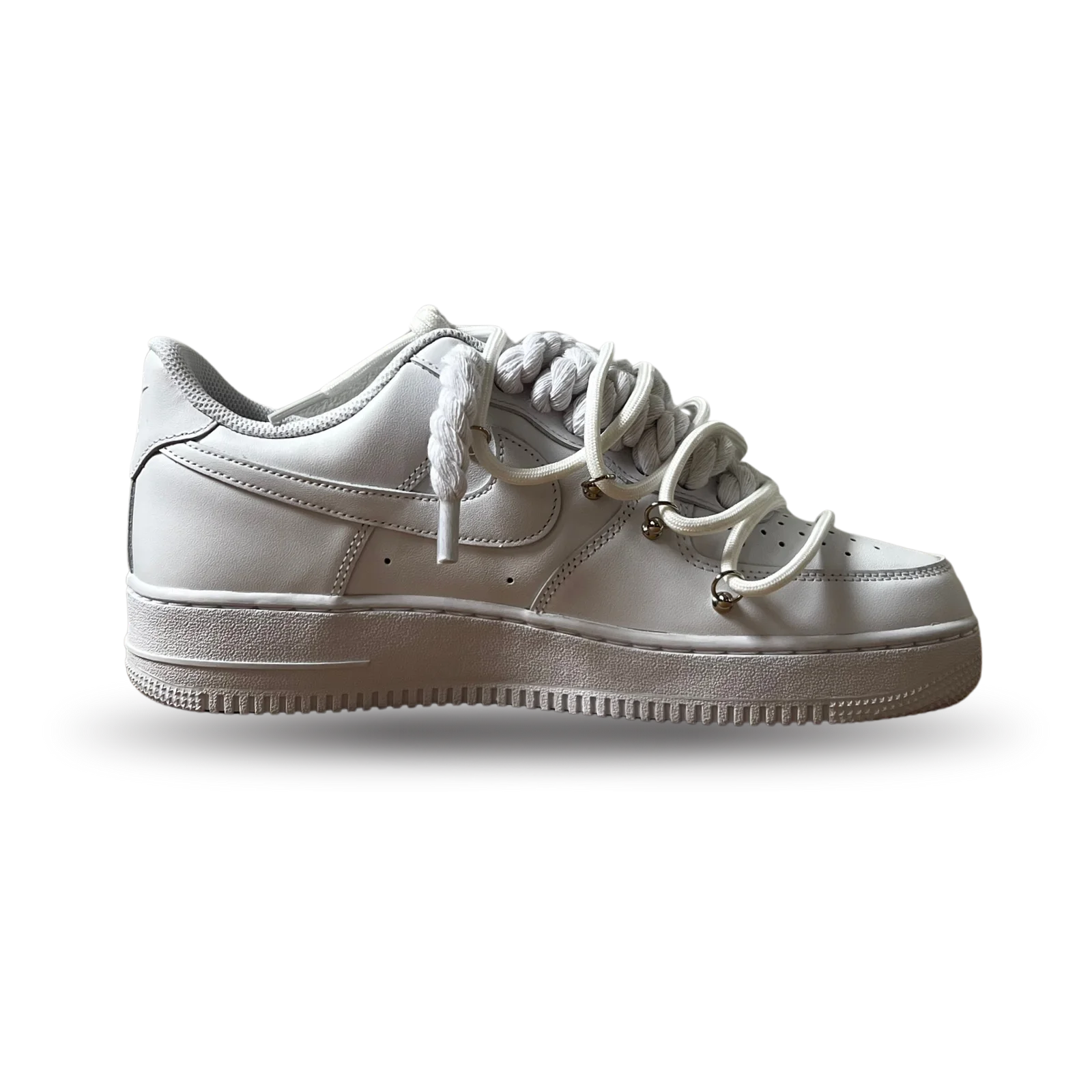 Nike Air Force 1 Rose Green Laced Up Belső oldalnézet