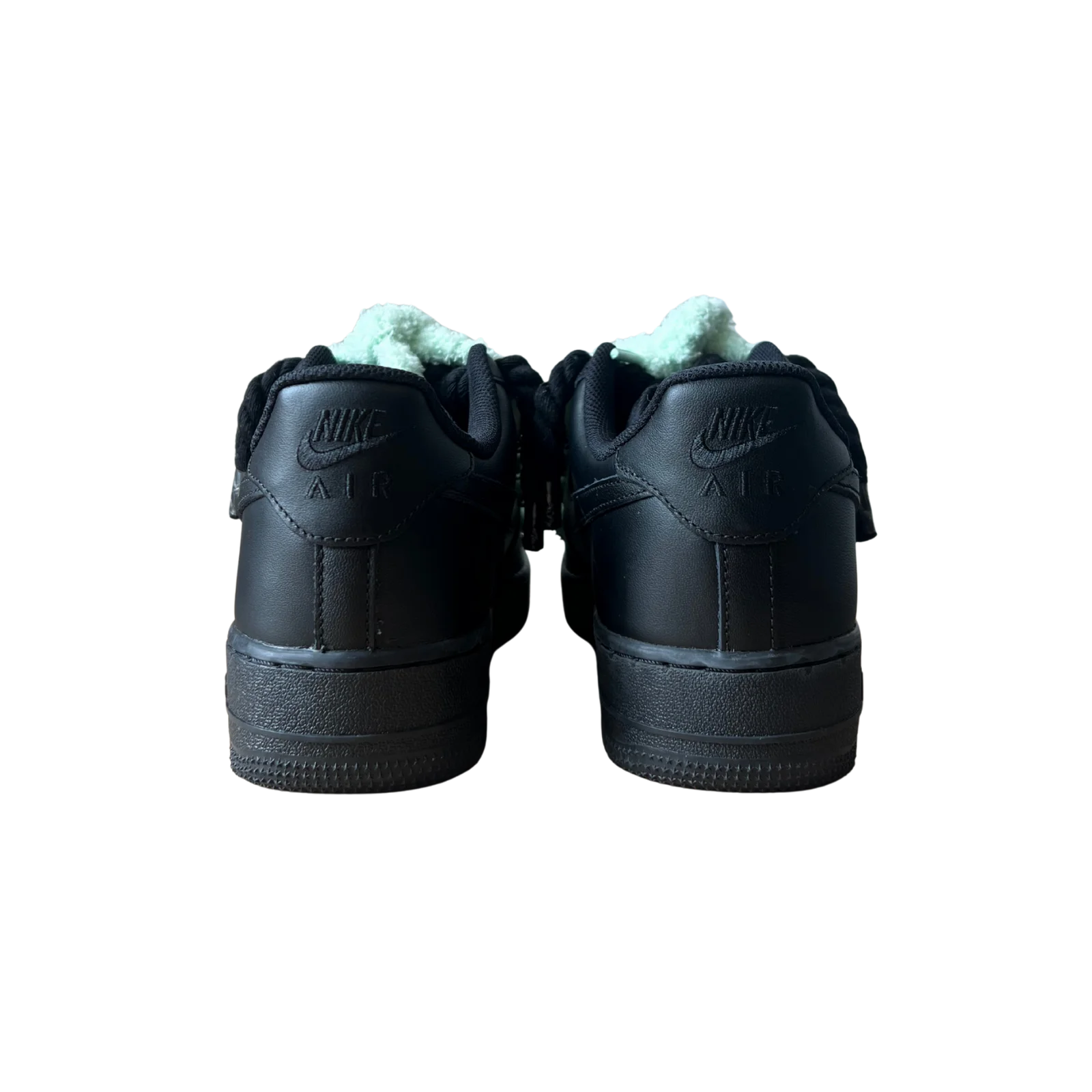 Nike Air Force 1 Black Chimney Cake Sweet Mint Hátulnézet