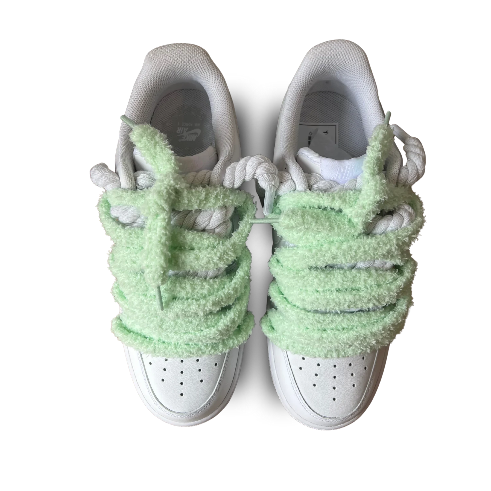 Nike Air Force 1 White Chimney Cake Sweet Mint Felülnézet