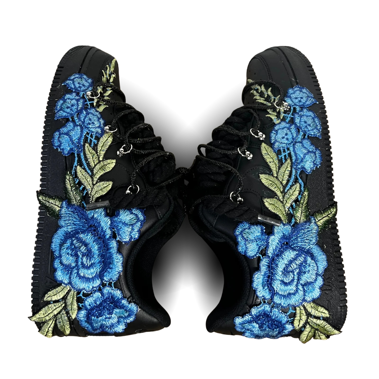 Nike Air Force 1 Black Rose Blue Diamond Rózsanézet