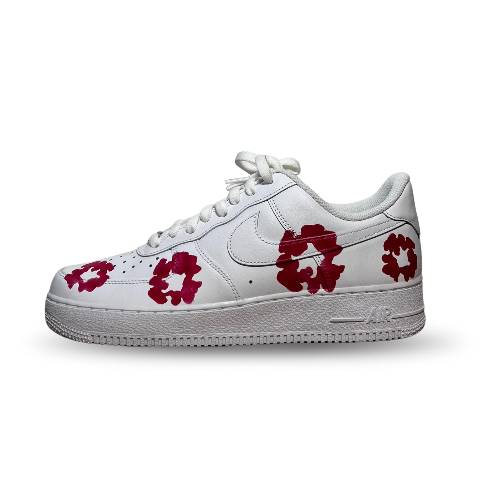 Nike Air Force 1 Low Denim Tears Custom Pink Oldalnézet