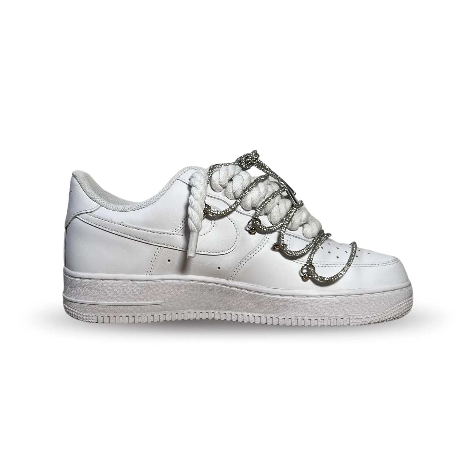 Nike Air Force 1 Rose Yellow Diamond Belső oldalnézet