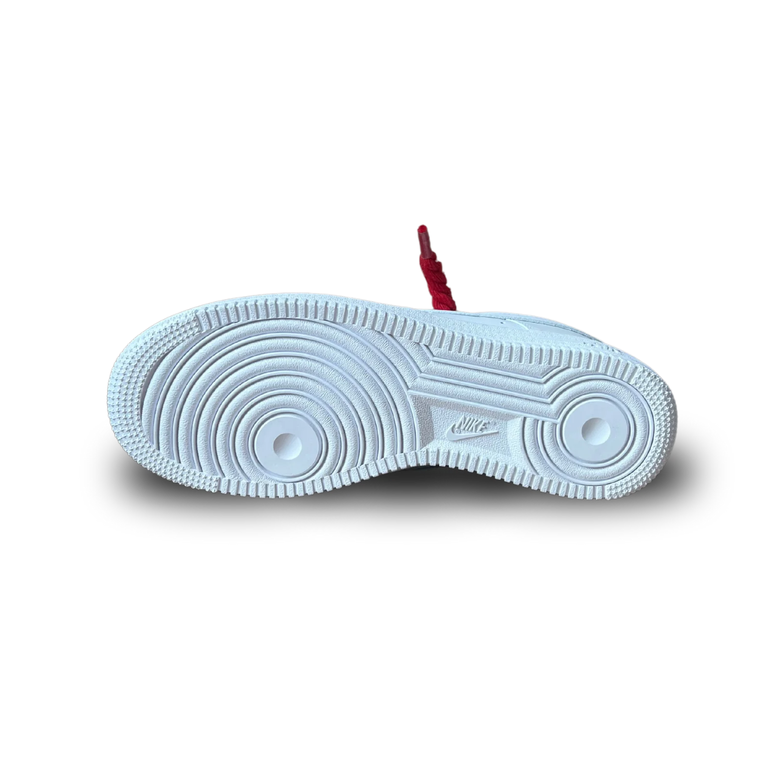 Nike Air Force 1 Rope Lace Red Talp