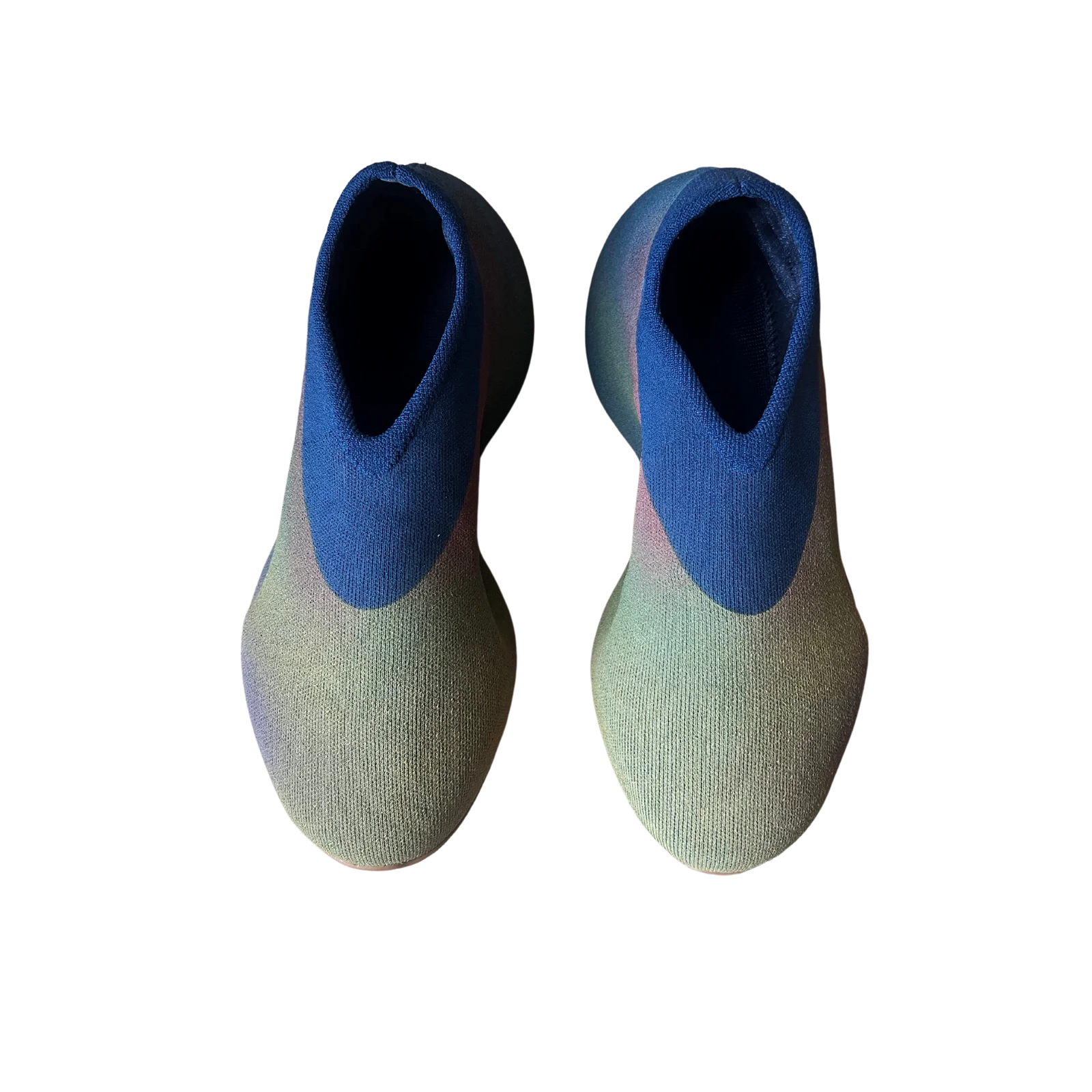 Yeezy Knit Runner Fade Indigo Felülnézet