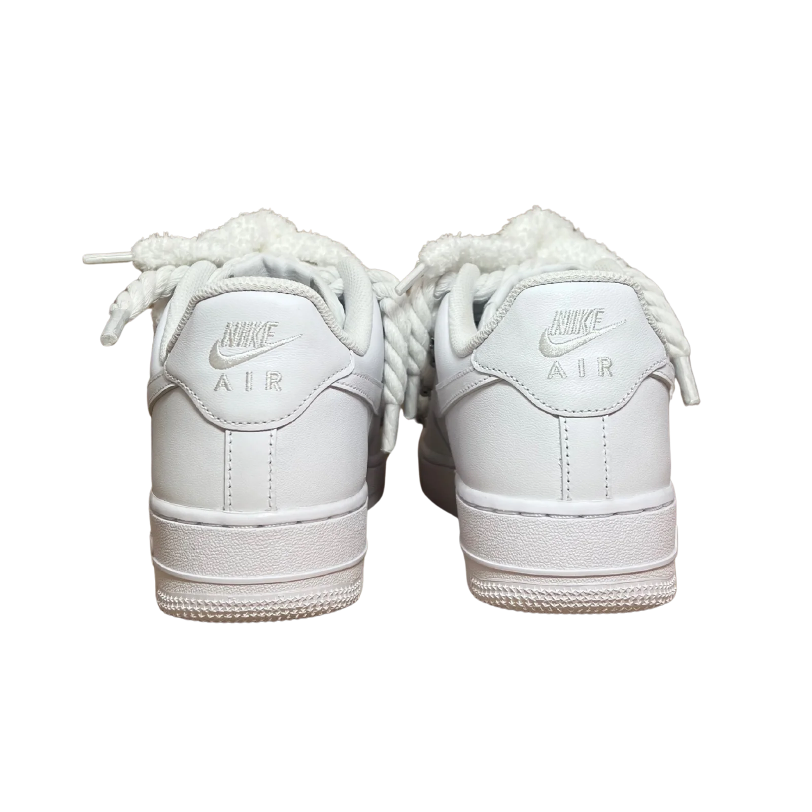 Nike Air Force 1 White Chimney Cake Coconut Hátulnézet