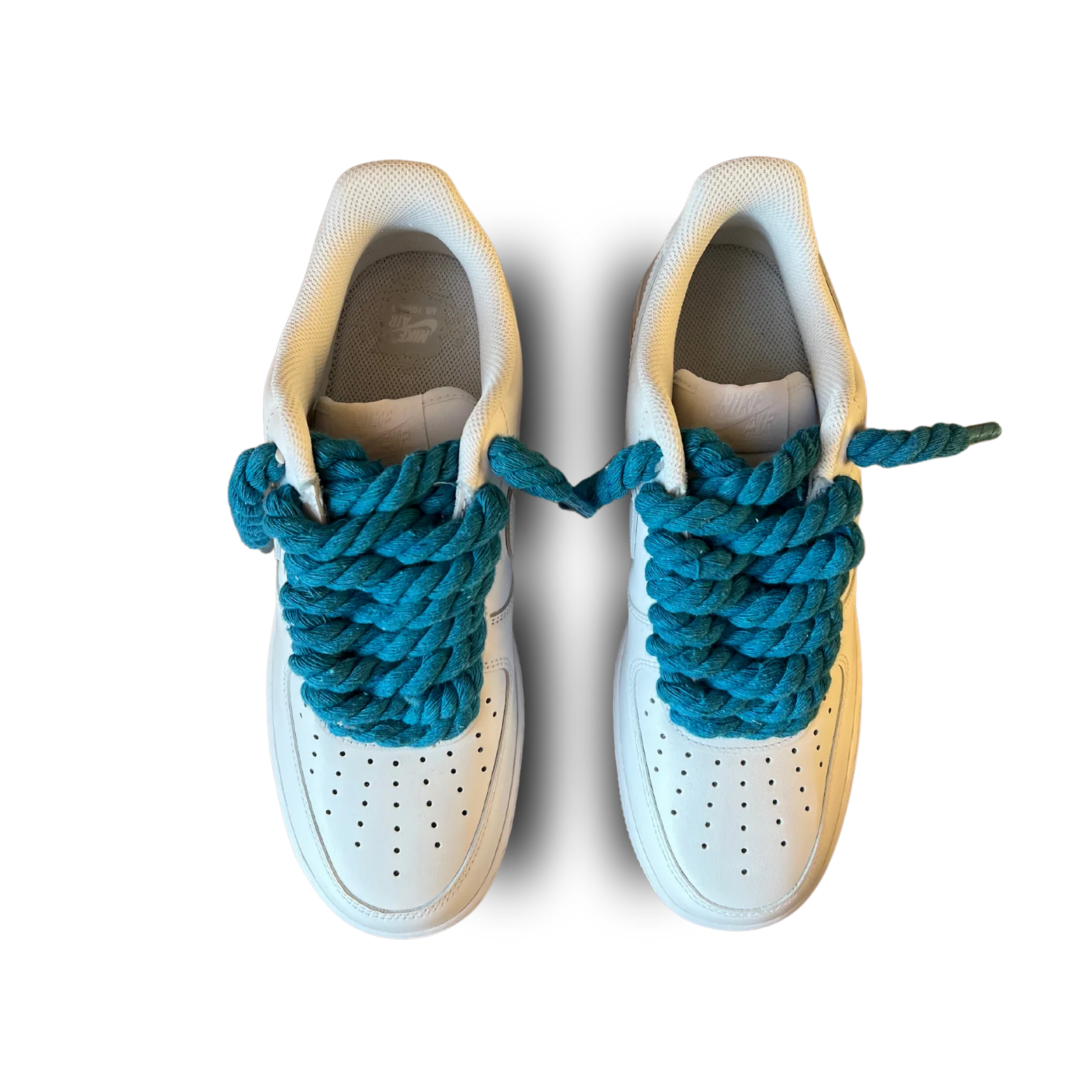 Nike Air Force 1 Rope Lace Blue Felülnézet