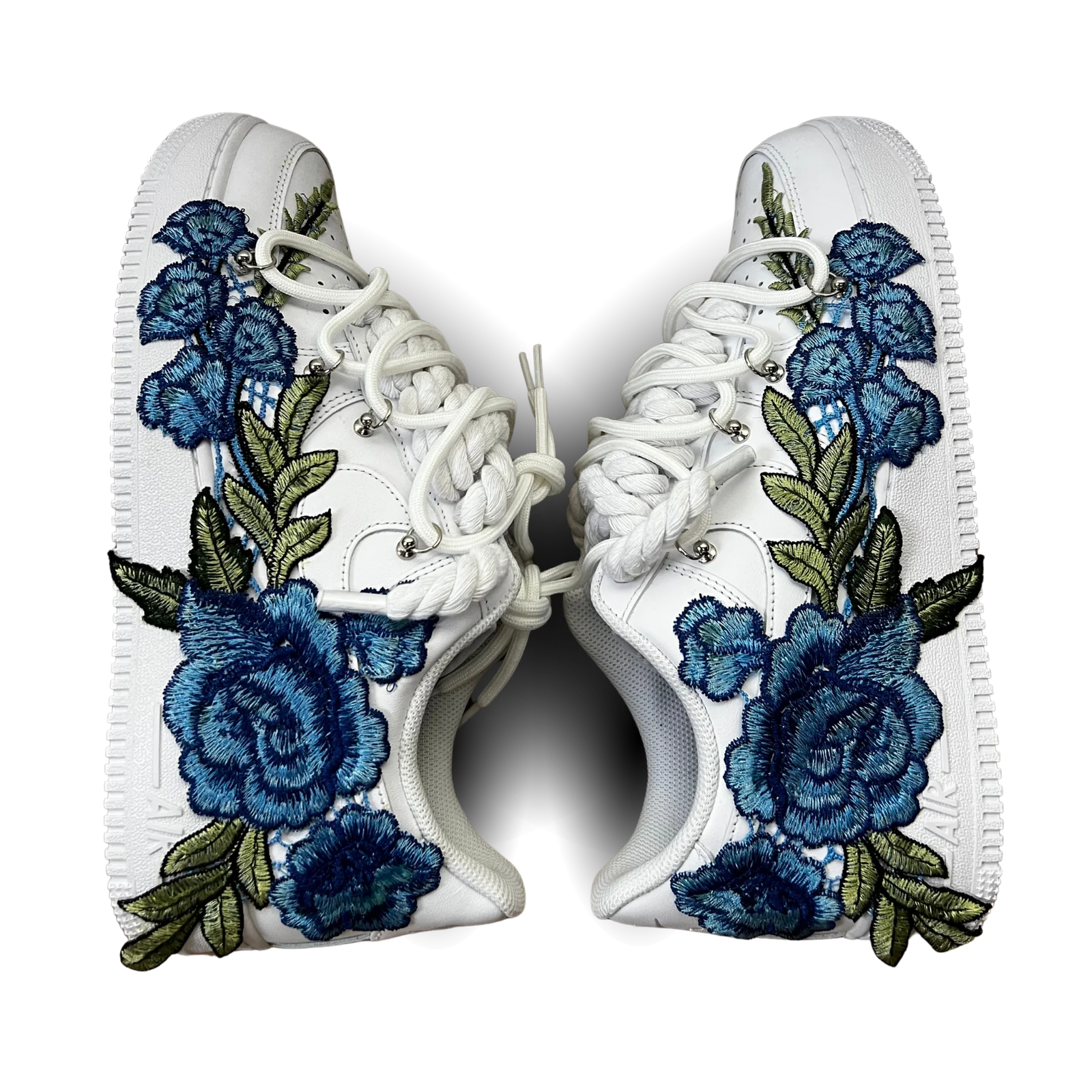 Nike Air Force 1 Rose Blue Laced Up Rózsanézet