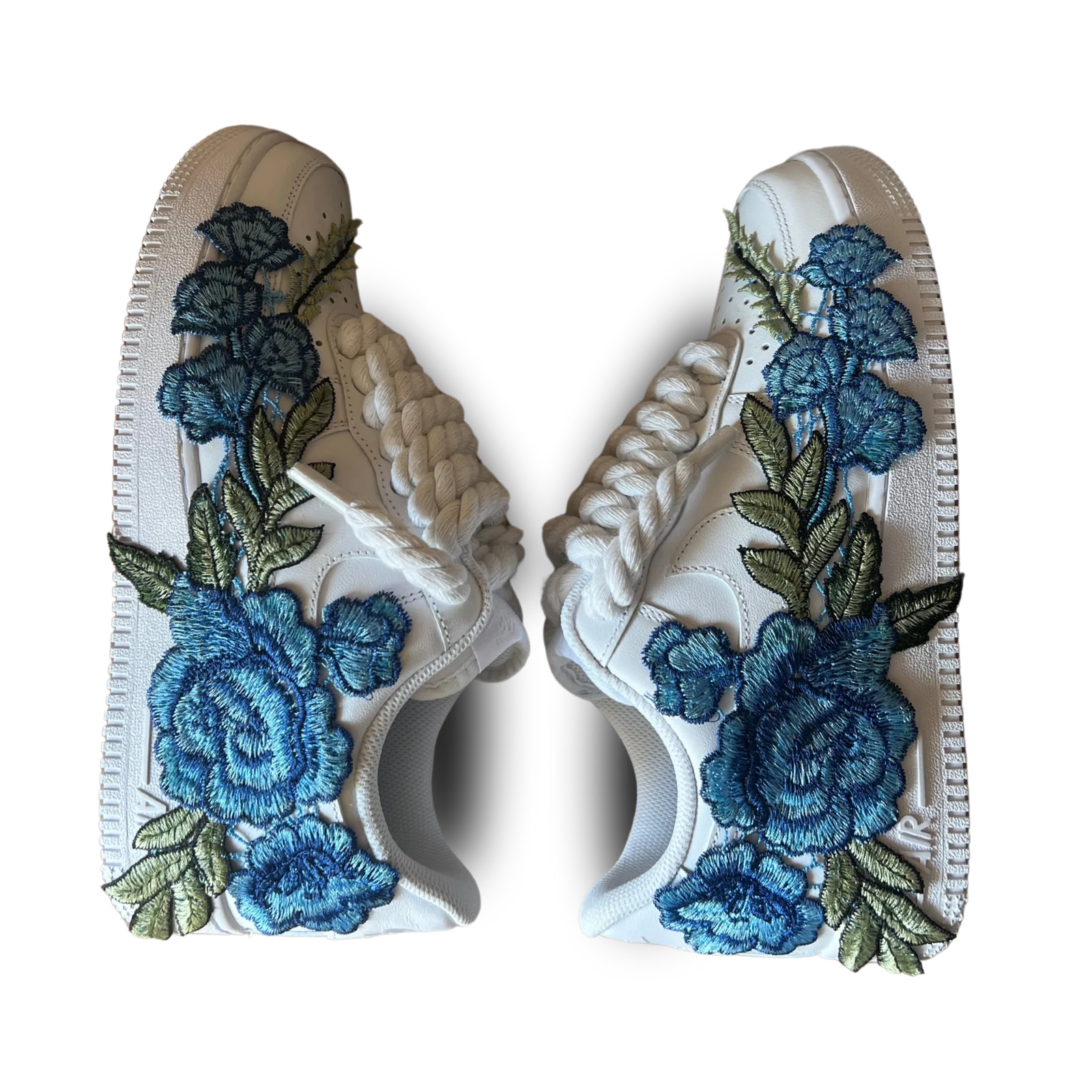 Nike Air Force 1 Rope Lace Blue Rose Rózsanézet