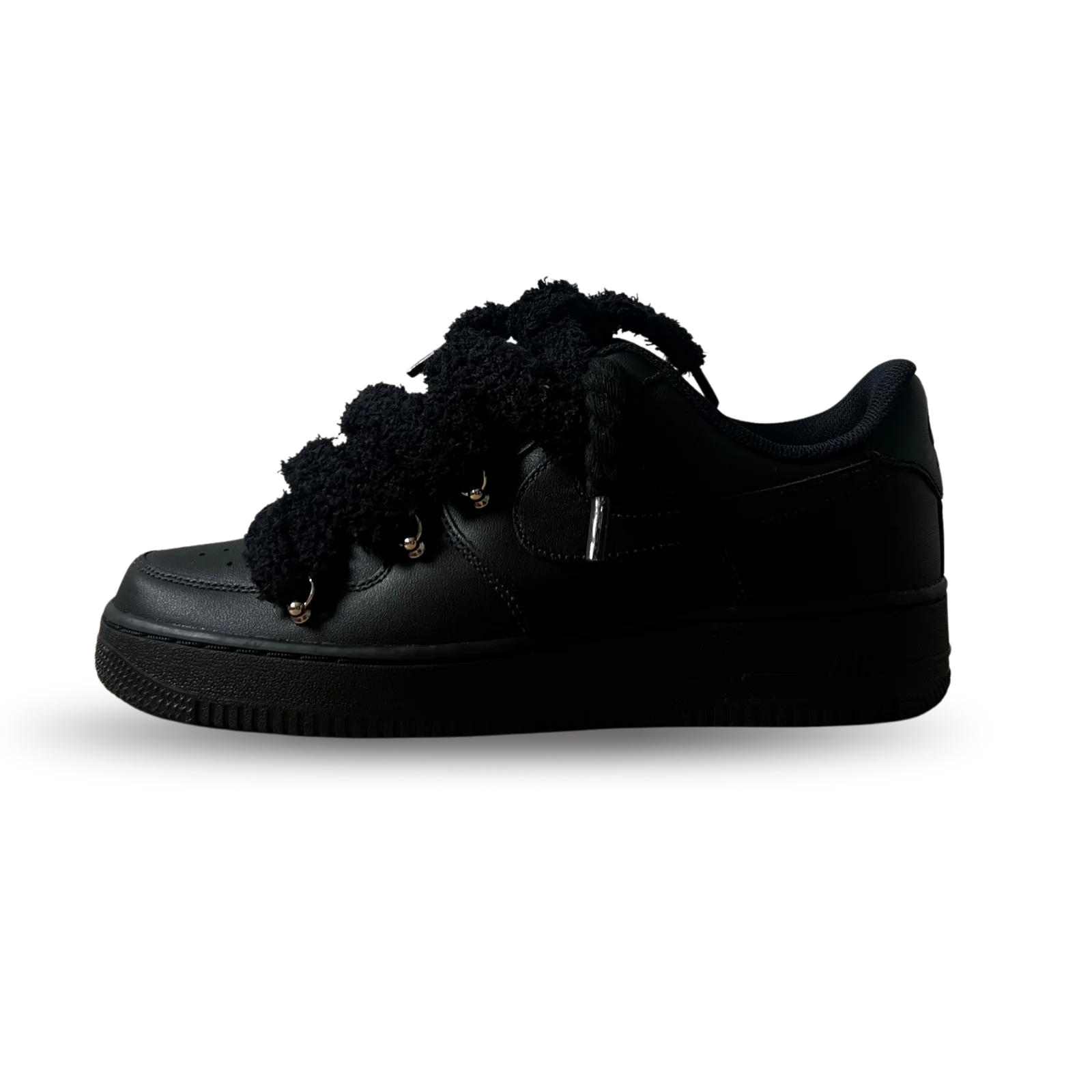 Nike Air Force 1 Black Chimney Cake Black Oldalnézet