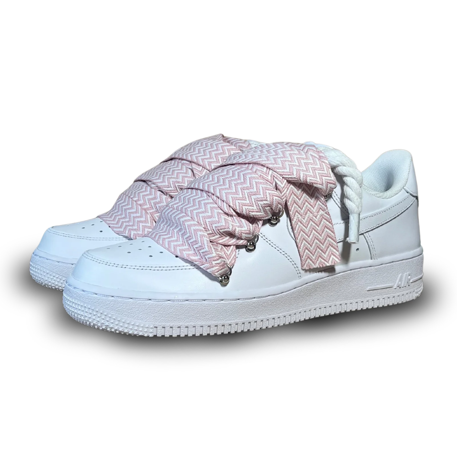 Nike Air Force 1 Lanvin Rope Lace Pink Csanadsoles