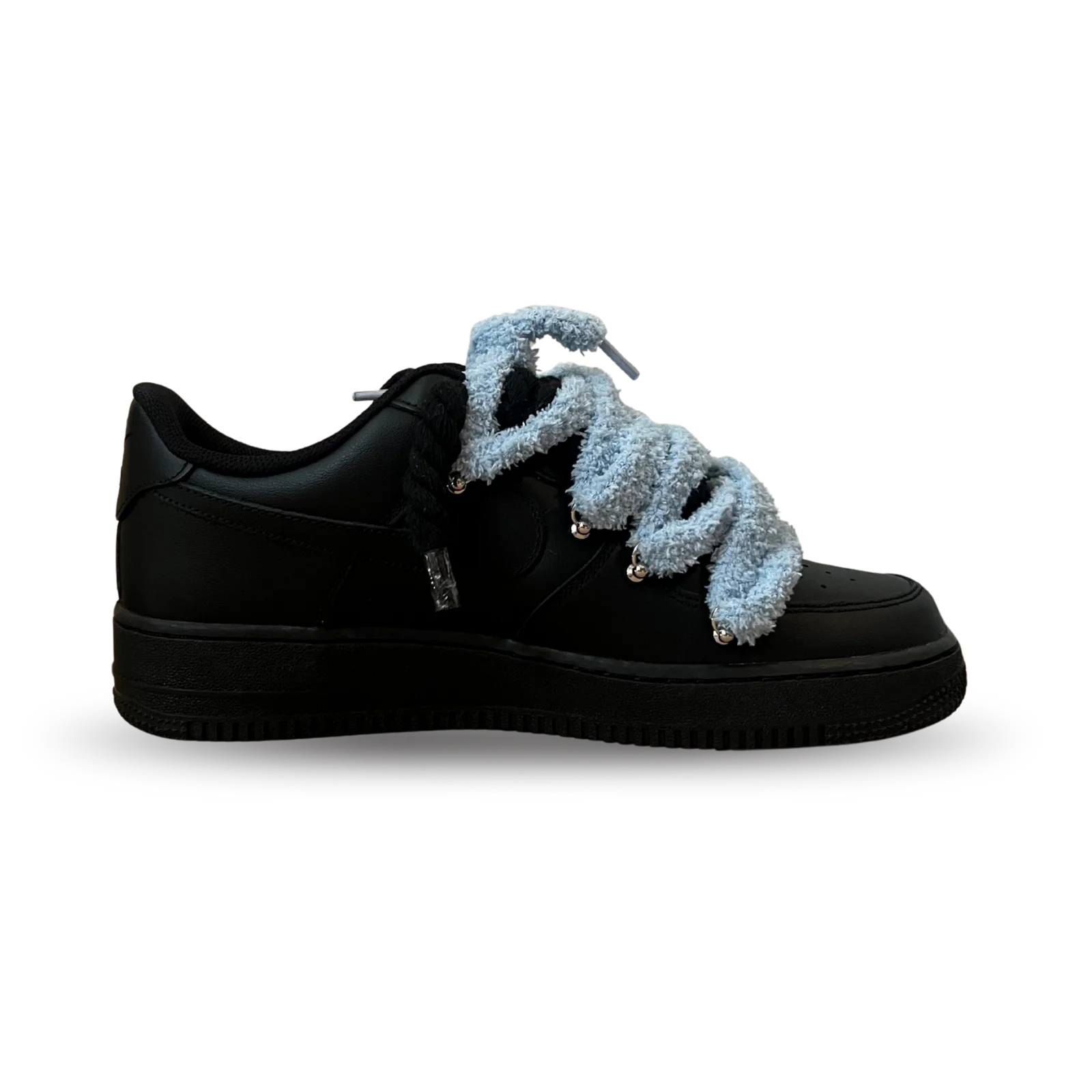 Nike Air Force 1 Black Chimney Cake Baby Blue Belső oldalnézet