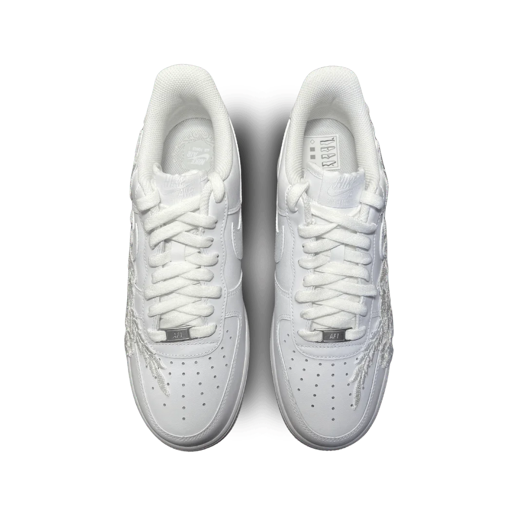 Nike Air Force 1 '07 Pure White Rose Felülnézet