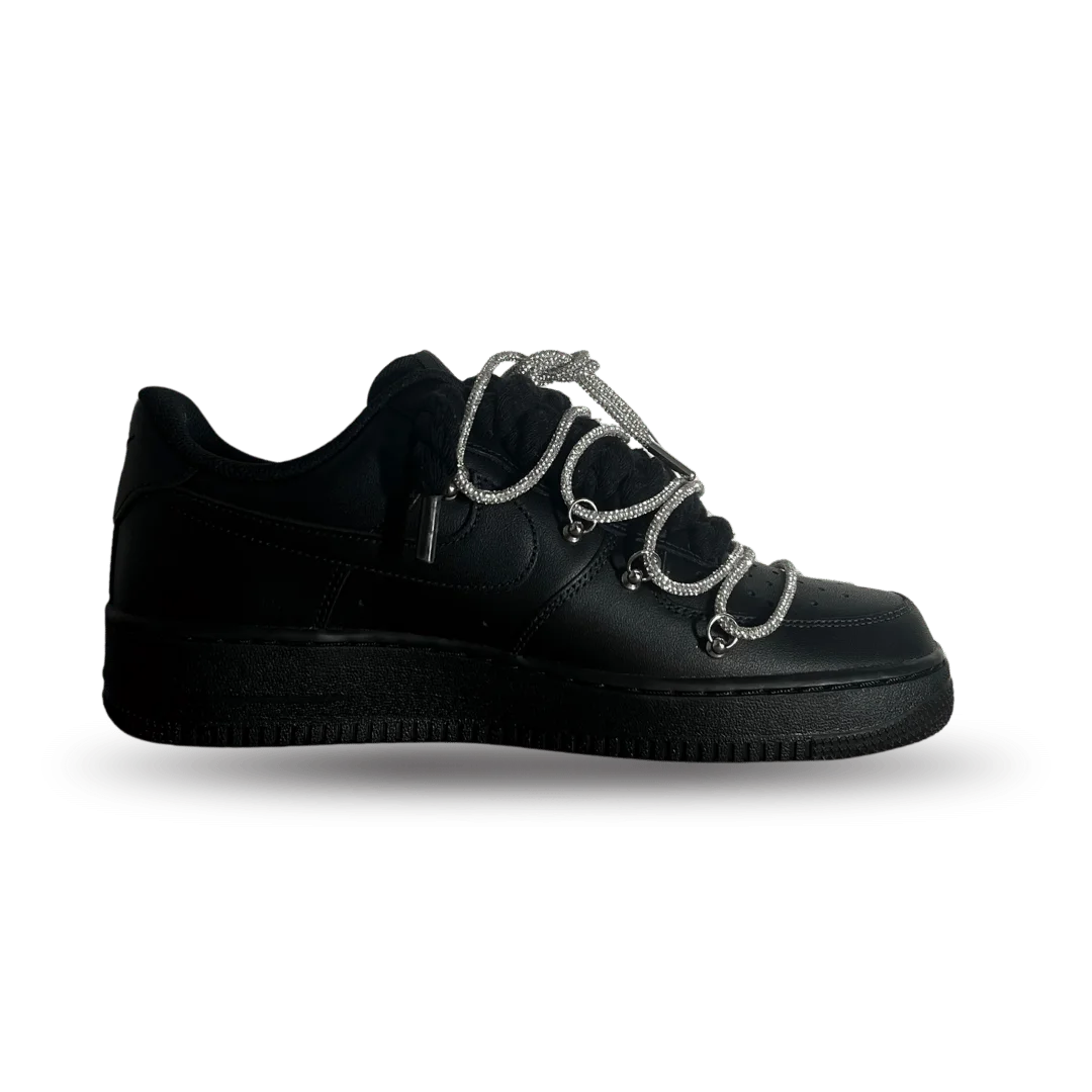Nike Air Force 1 Black Rose White Diamond Belső oldalnézet