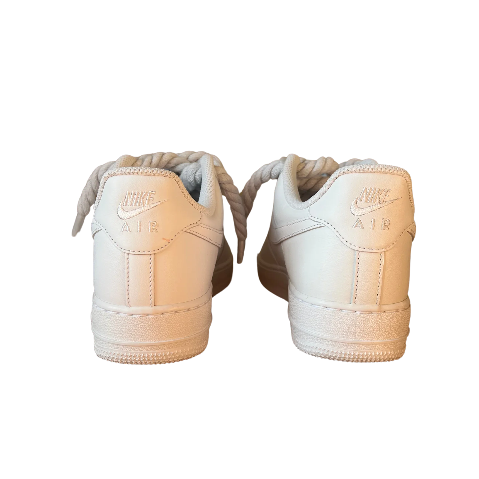 Nike Air Force 1 Rope Lace White Hátulnézet