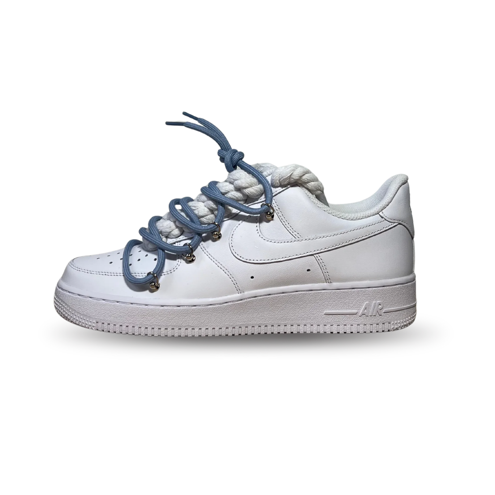 Nike Air Force 1 Laced Up Rope Lace Blue Oldalnézet