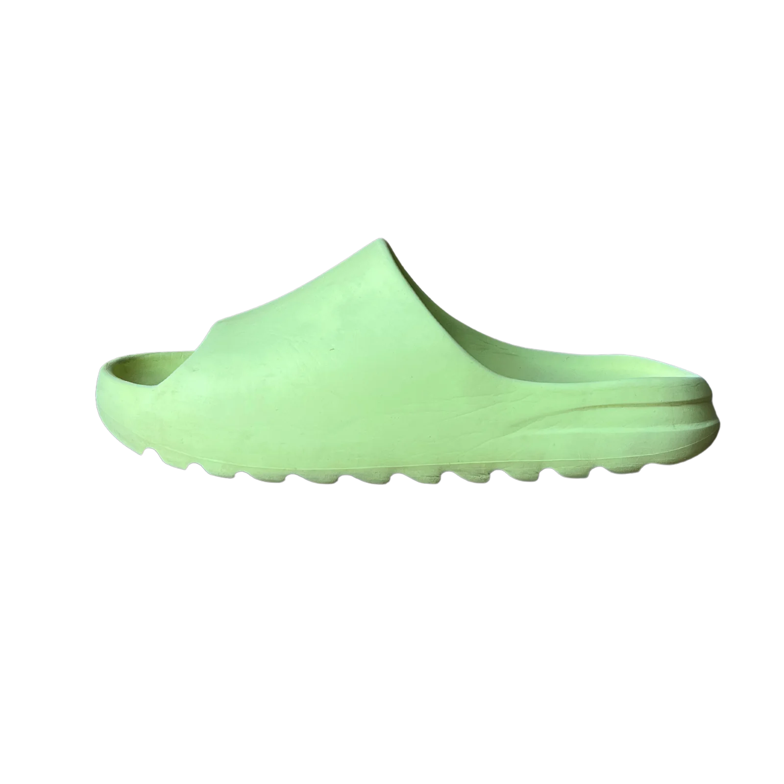 Yeezy Slide Glow Green Oldalnézet