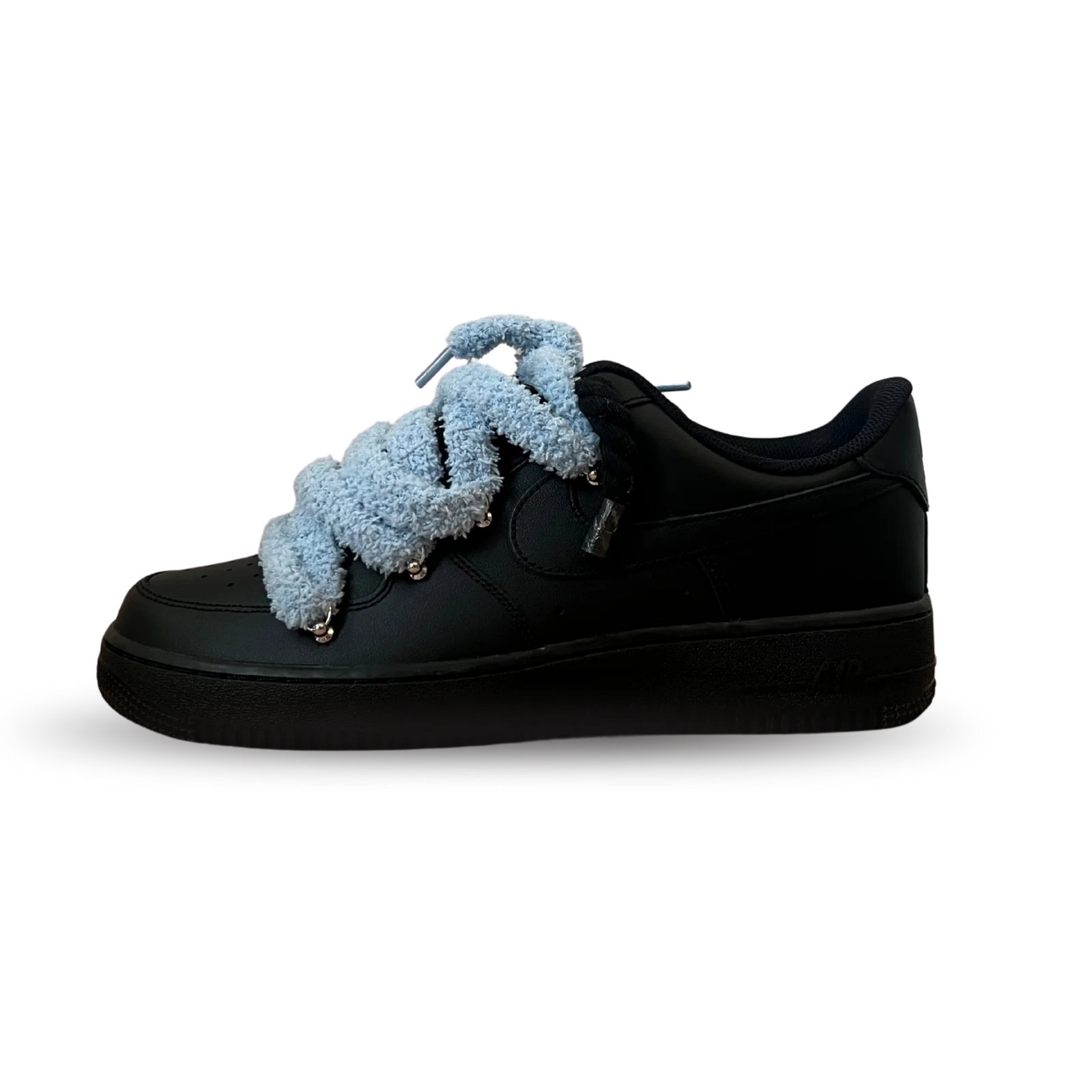 Nike Air Force 1 Black Chimney Cake Baby Blue Oldalnézet