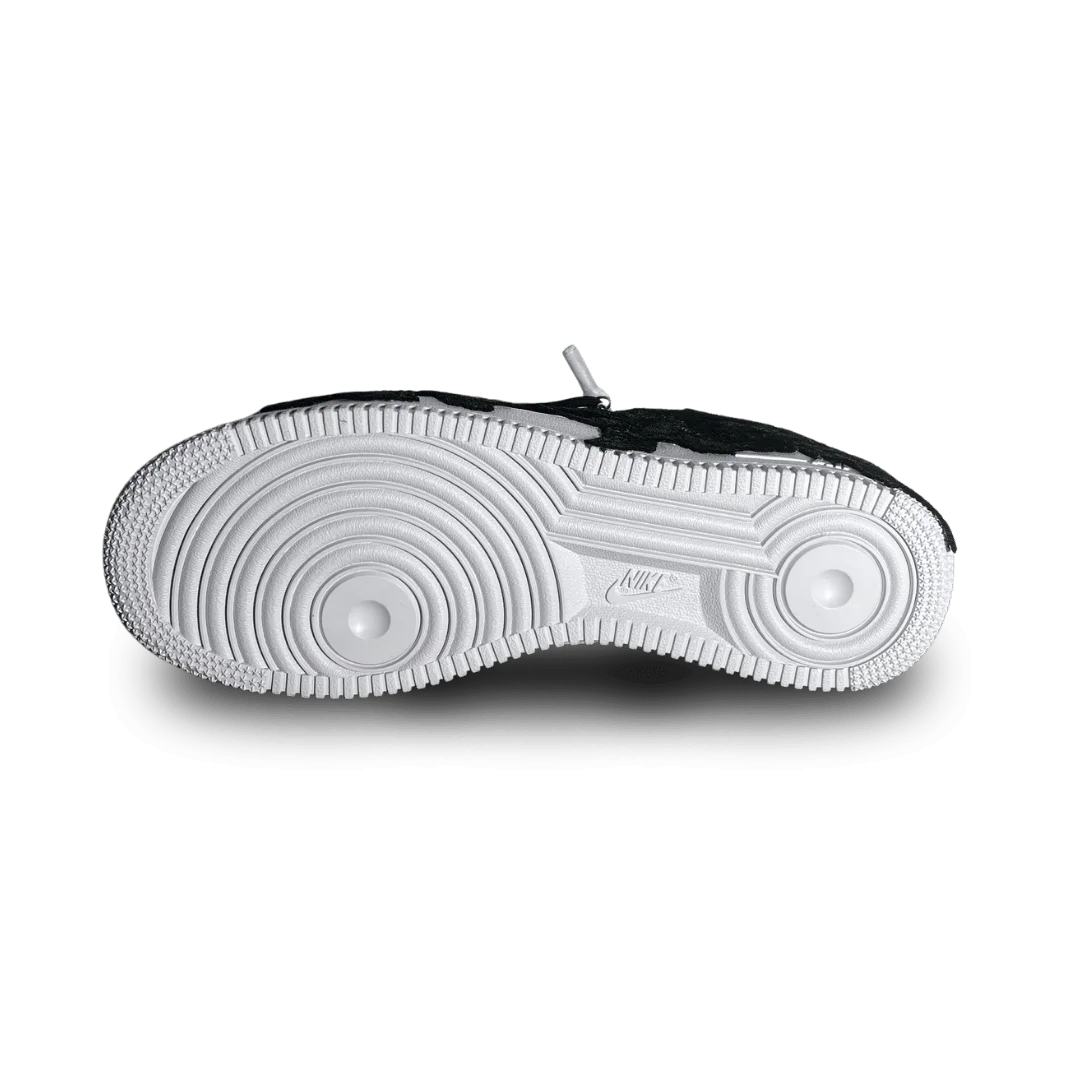 Nike Air Force 1 Rose White Black Laced Up Talp