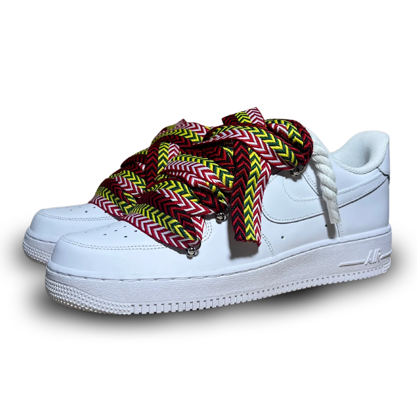 Nike Air Force 1 Lanvin Rope Lace Red Yellow Csanadsoles