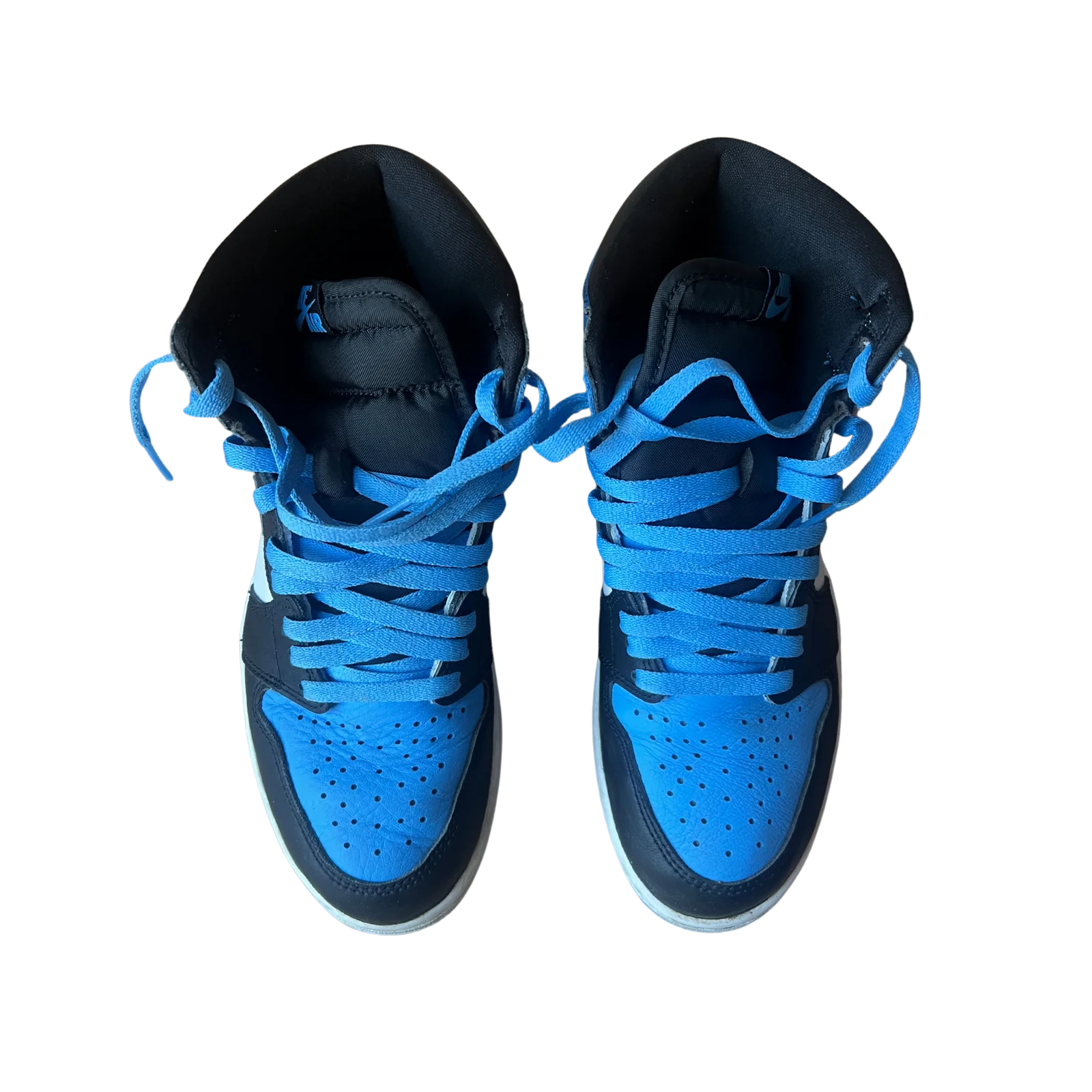 Jordan 1 High UNC Toe Felülnézet