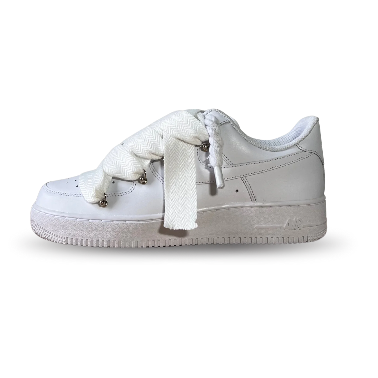 Nike Air Force 1 Lanvin Rope Lace Pure White Oldalnézet