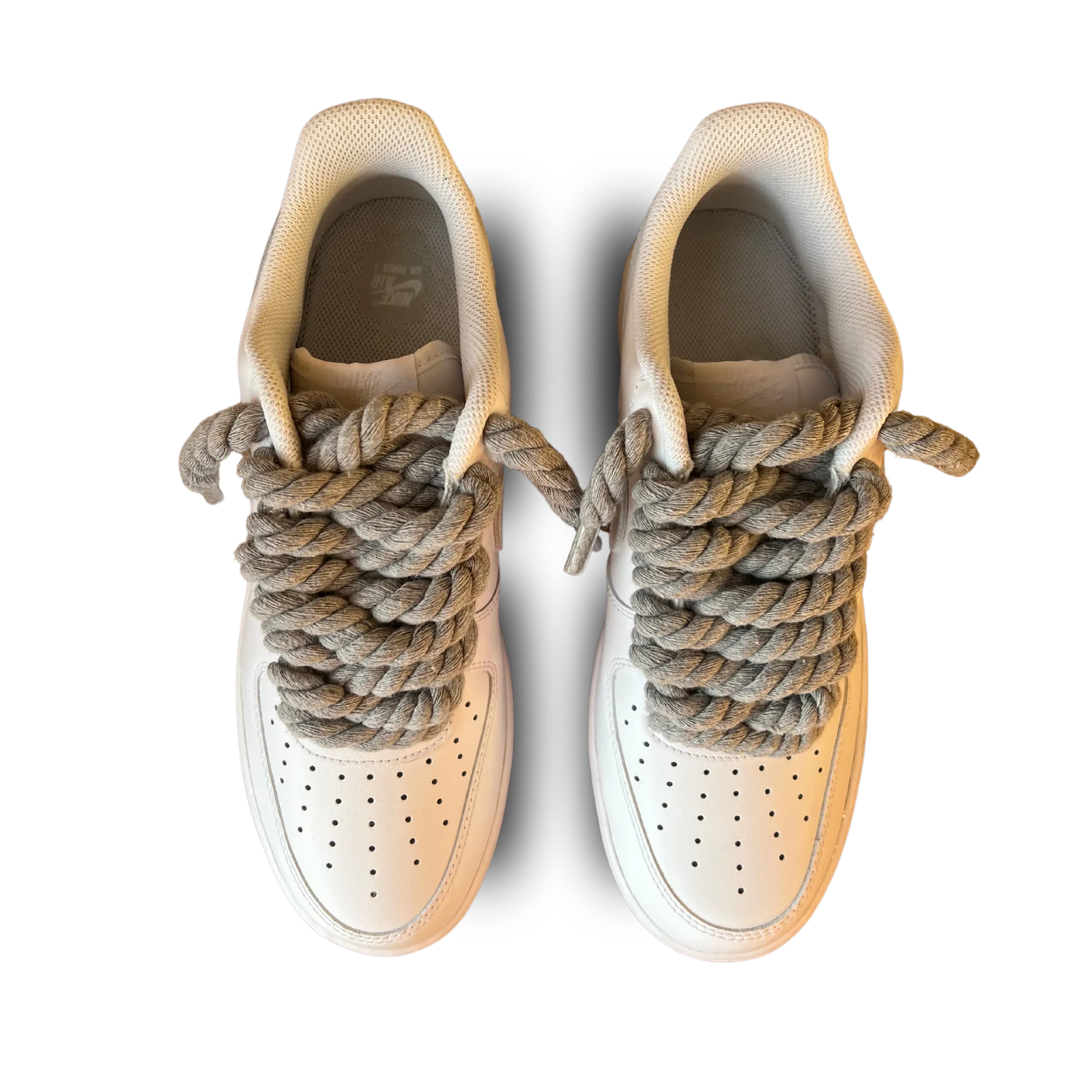 Nike Air Force 1 Rope Lace Grey Felülnézet