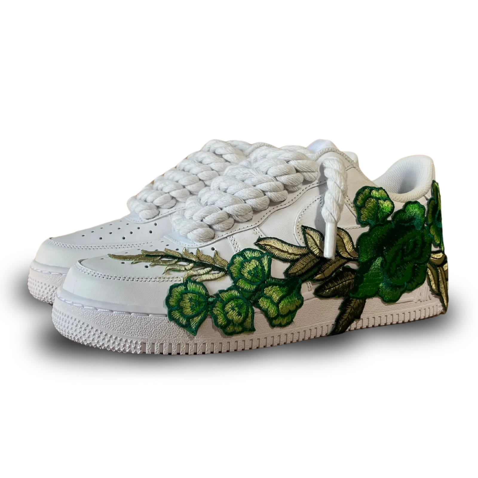 Nike Air Force 1 Rope Lace Green Rose Csanadsoles