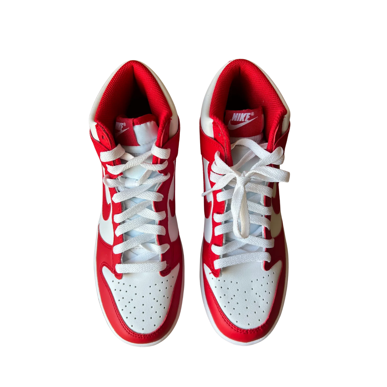 Nike Dunk High Championship Red Felülnézet