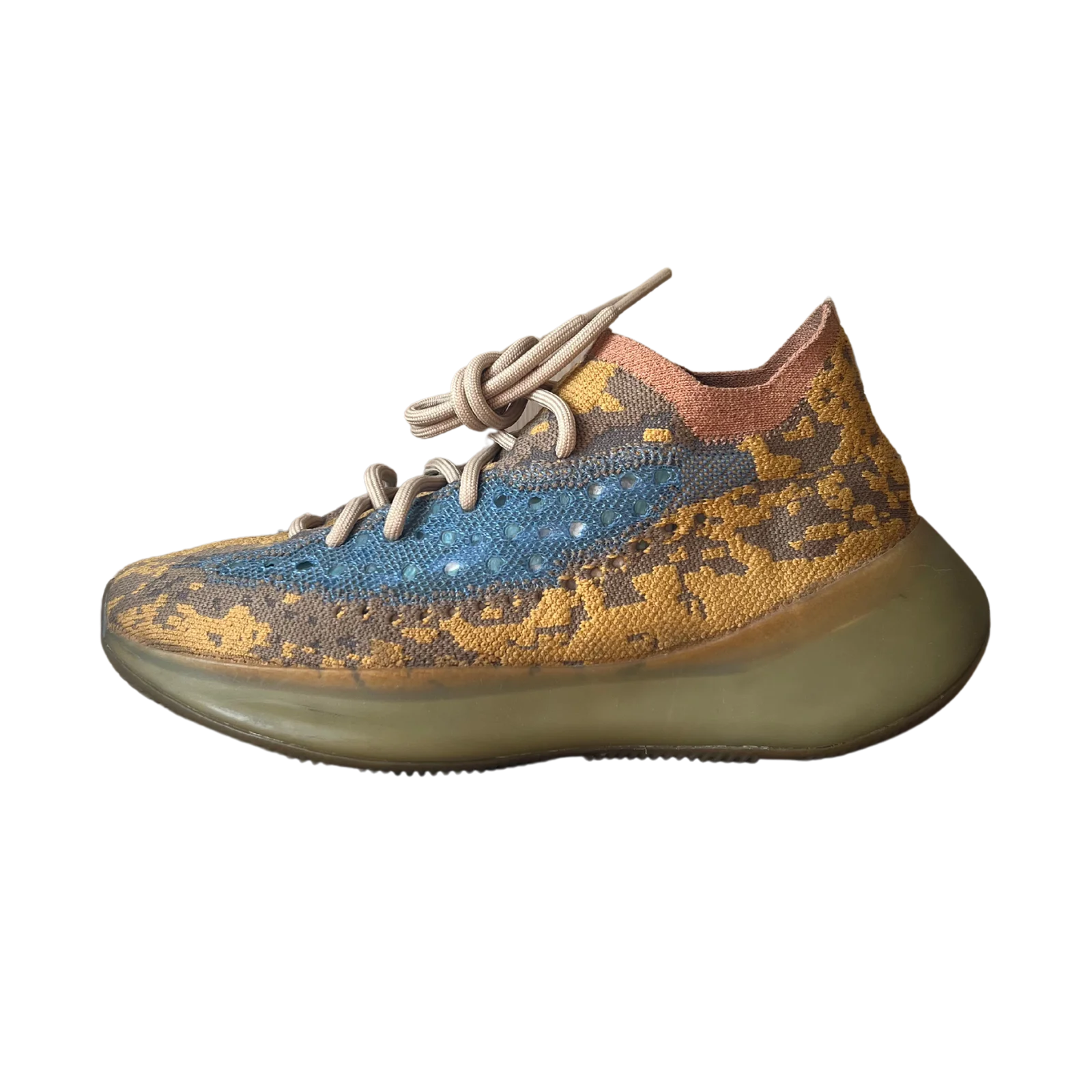 Yeezy 380 Blue Oat (használt) oldalnézet